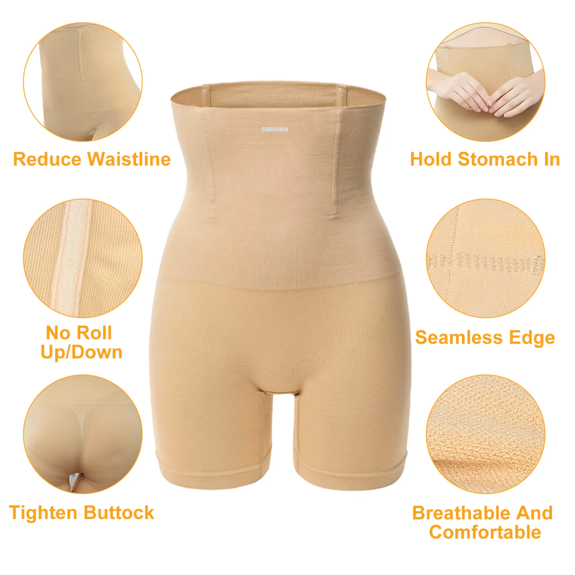 GBruno High Waist Shapewear Tummy Control Panties - Image 2