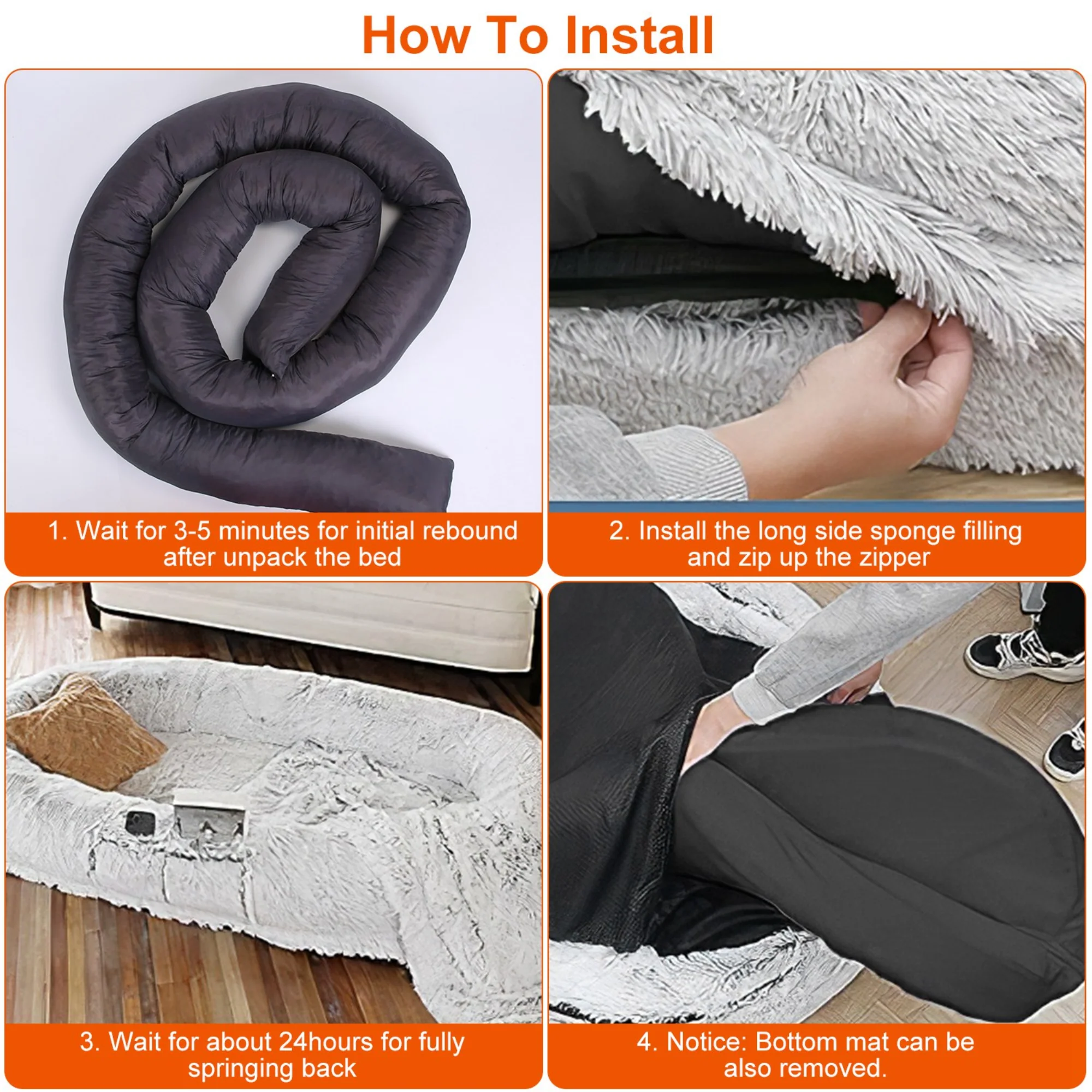 GBruno Human Size Dog Bed - Image 4
