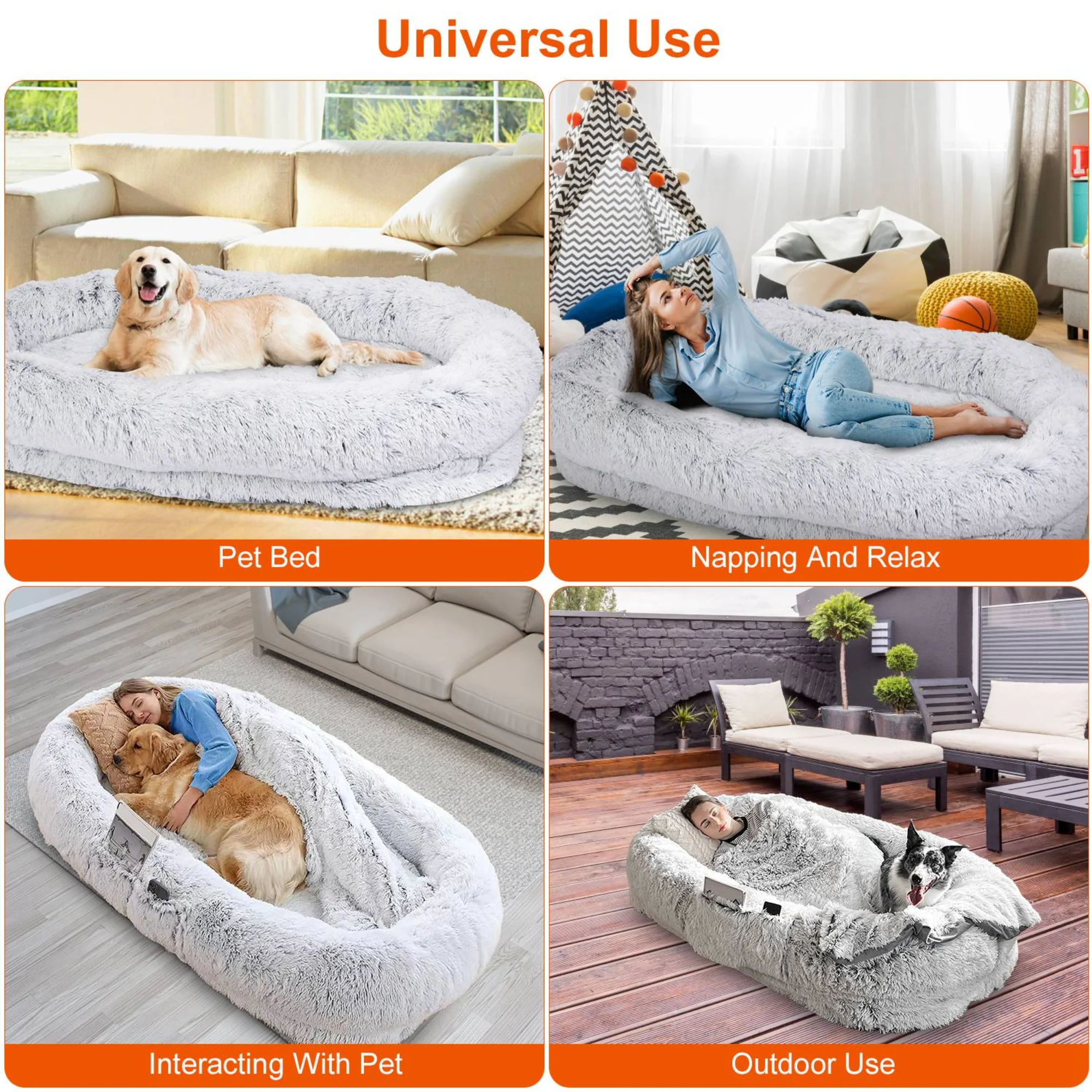 GBruno Human Size Dog Bed - Image 6