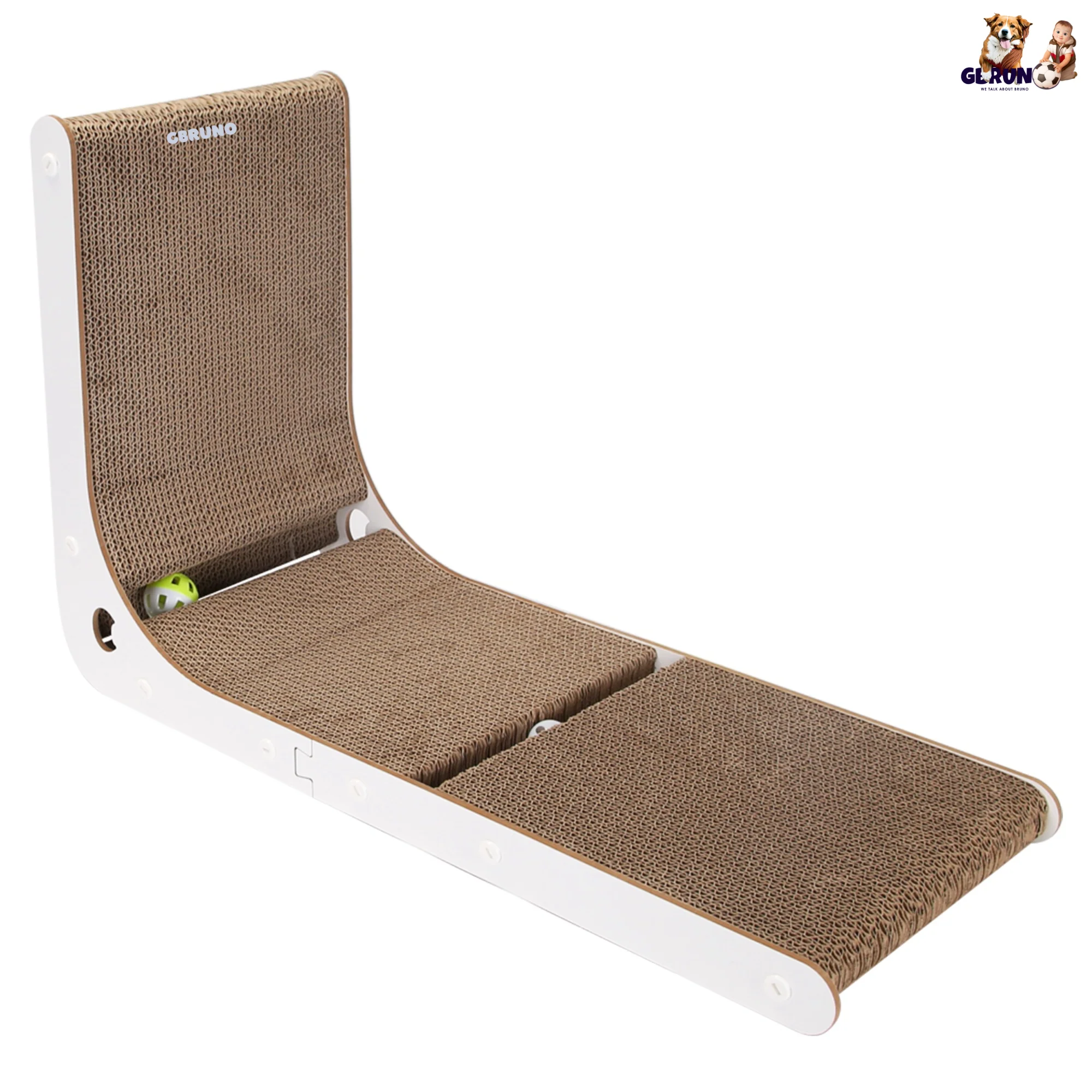 GBruno Indoor L Shaped Cat Scratcher - Image 2