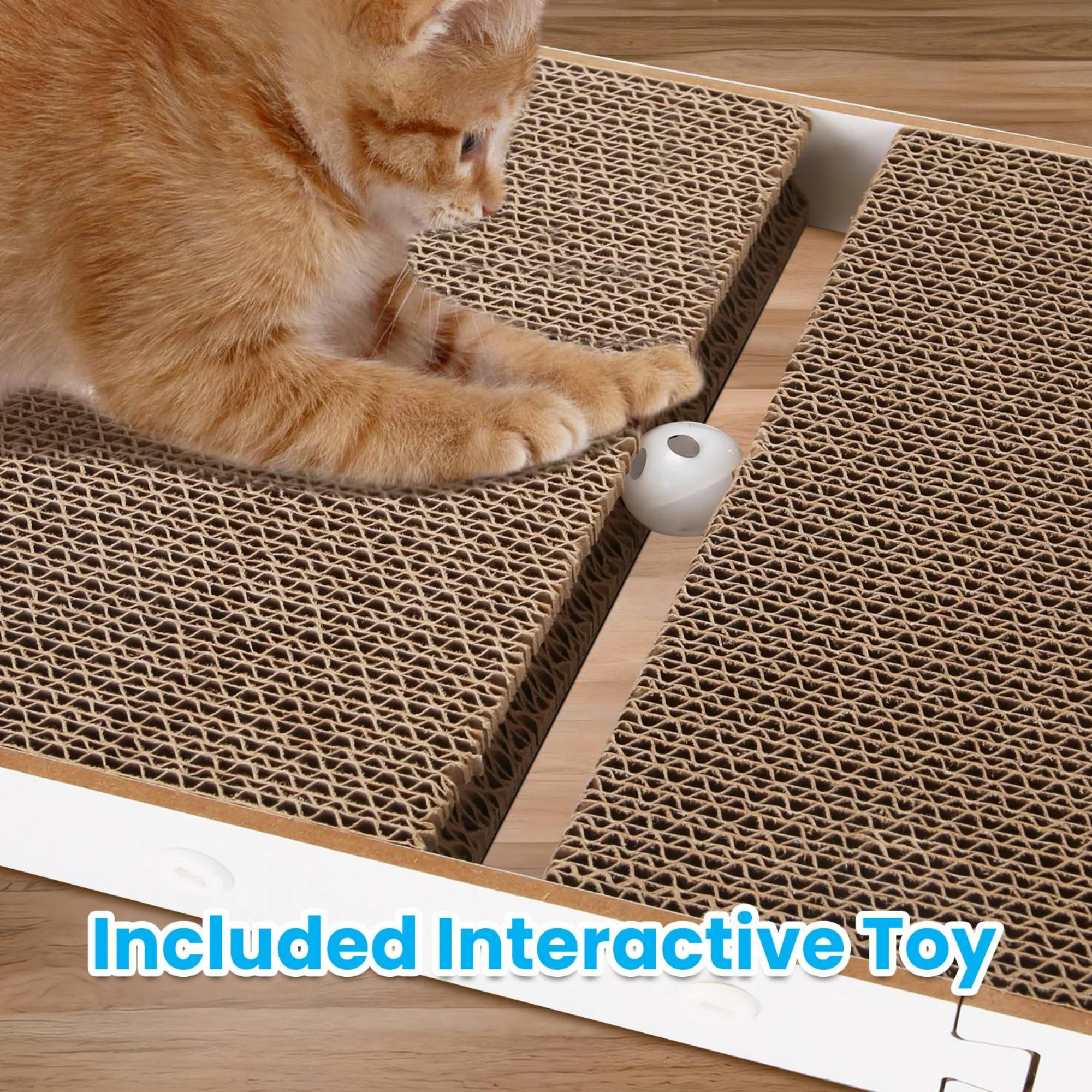 GBruno Indoor L Shaped Cat Scratcher - Image 5