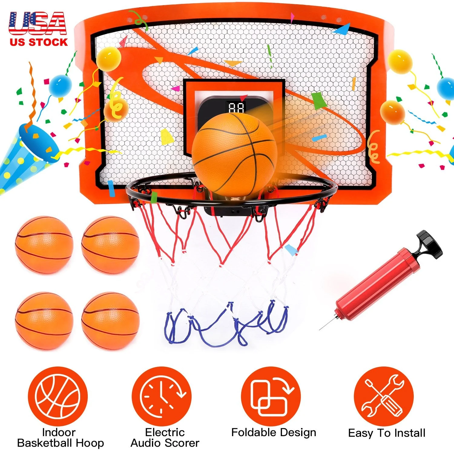 GBruno Indoor Mini Basketball Hoop - Image 4
