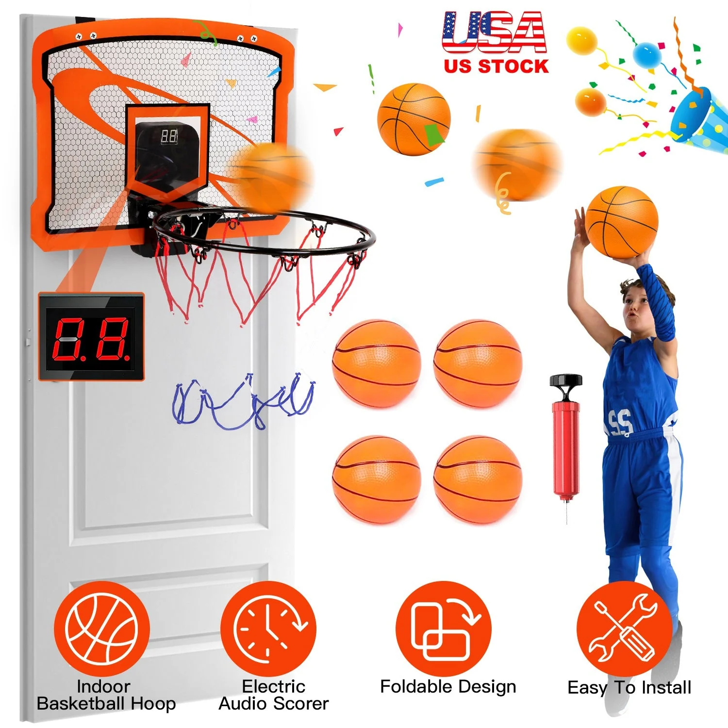 GBruno Indoor Mini Basketball Hoop - Image 5