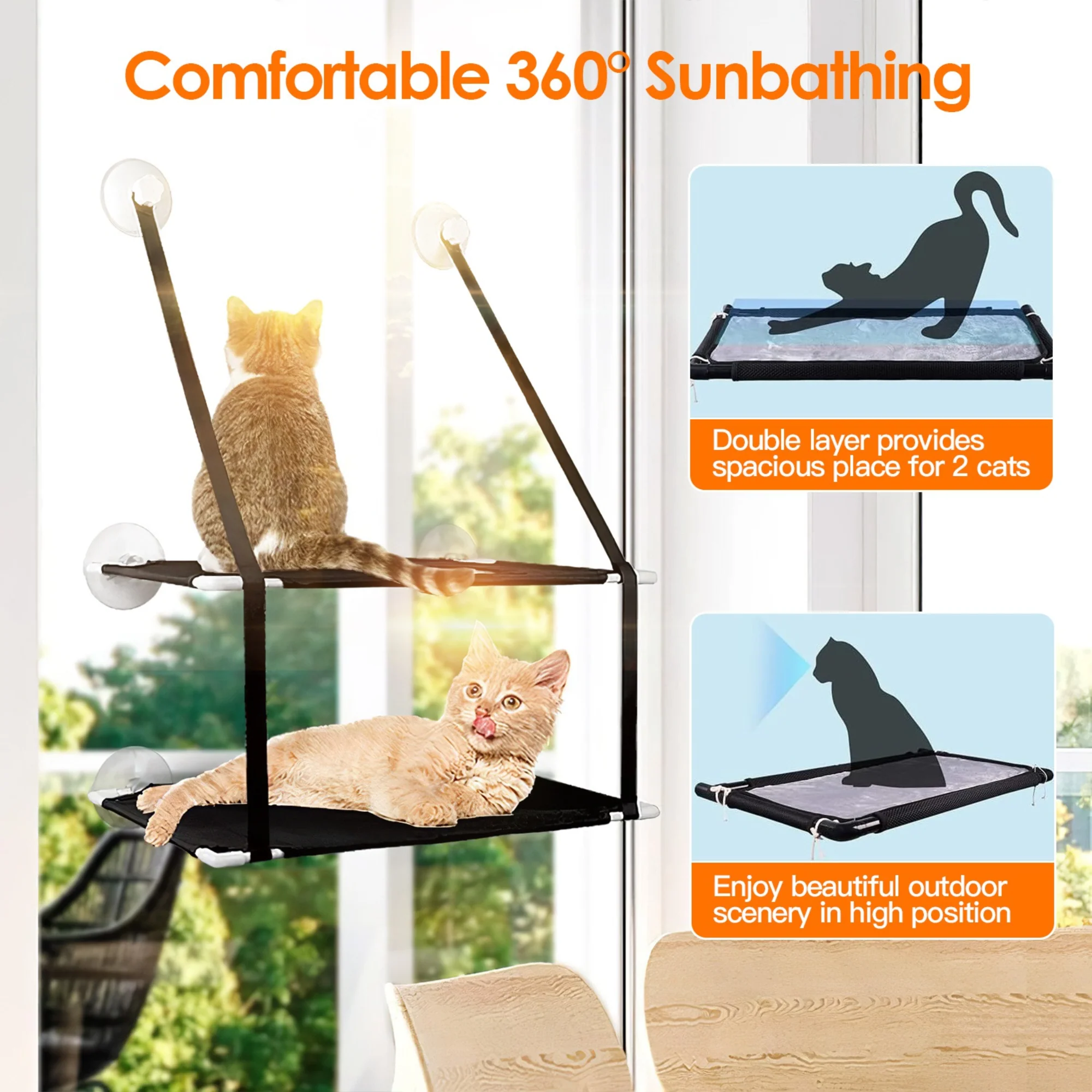 GBruno Indoor Window Hammock for Cat - Image 4