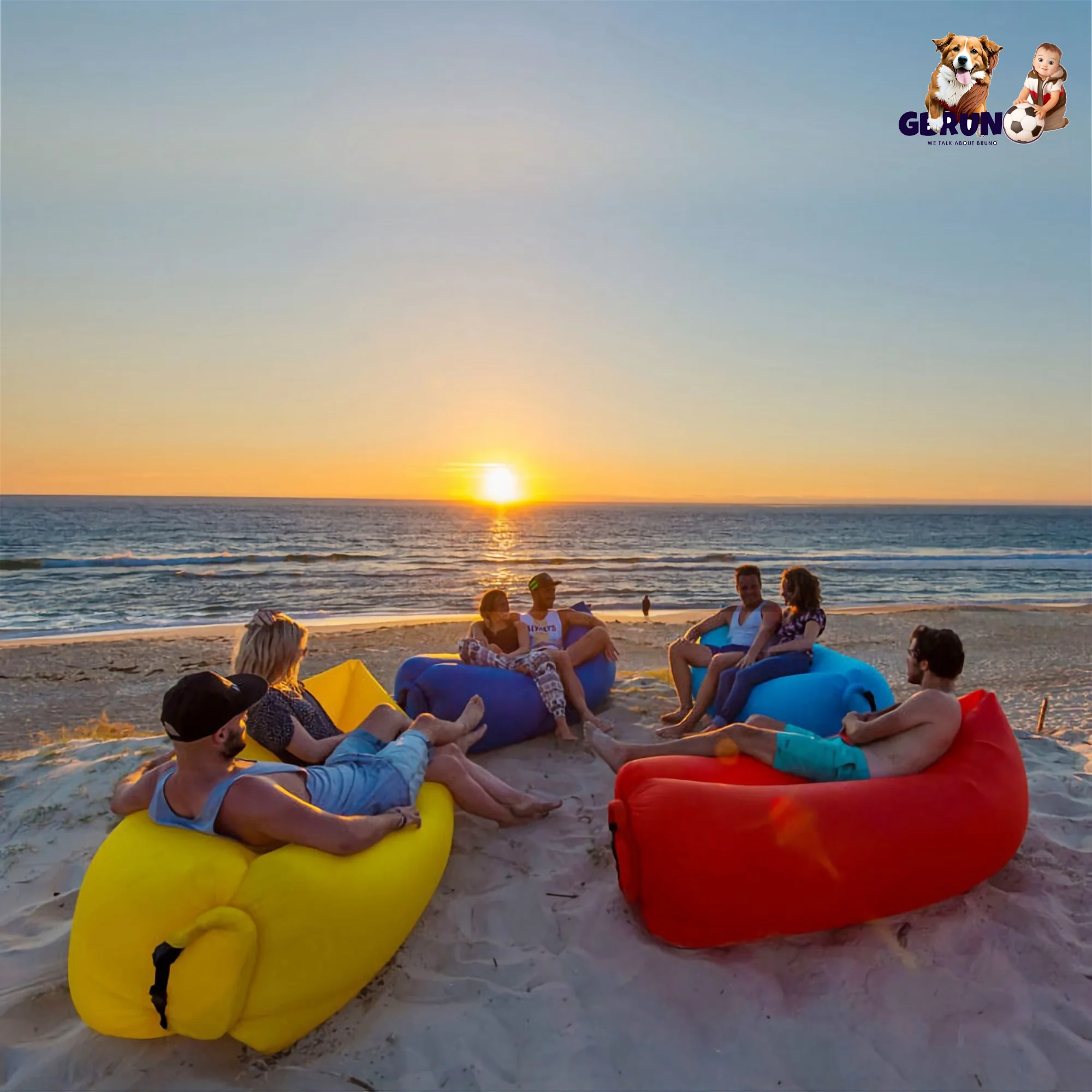 GBruno Inflatable Lounger Air Sofa - Image 6