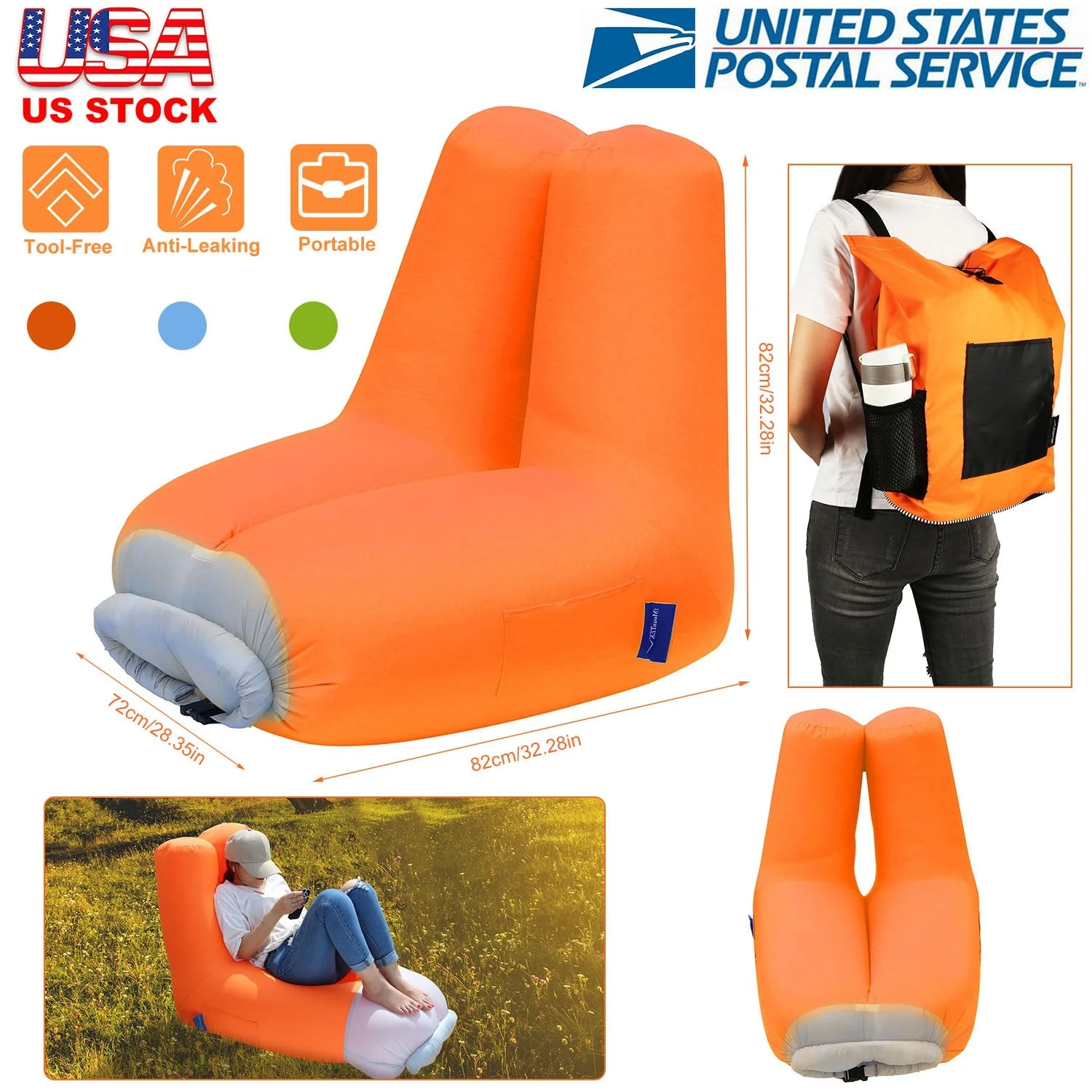 GBruno Inflatable Lounger Air Sofa - Image 5