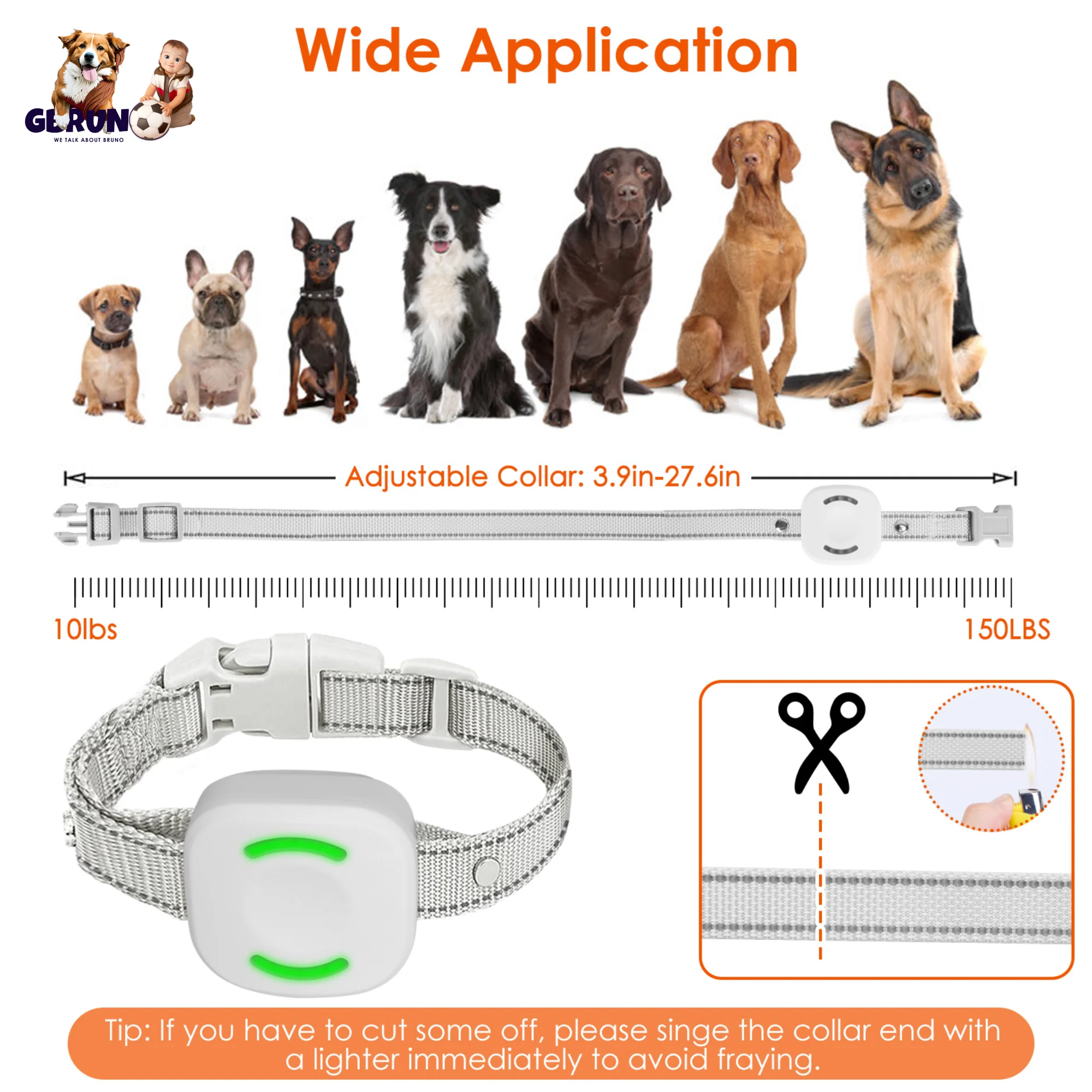 GBruno IP67 Waterproof Electric Dog Training Collar - Image 4