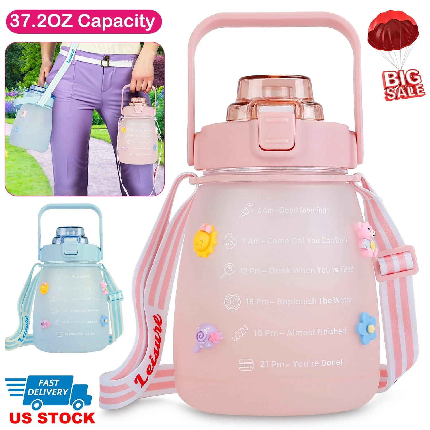 GBruno Kawaii Water Bottle - Image 3