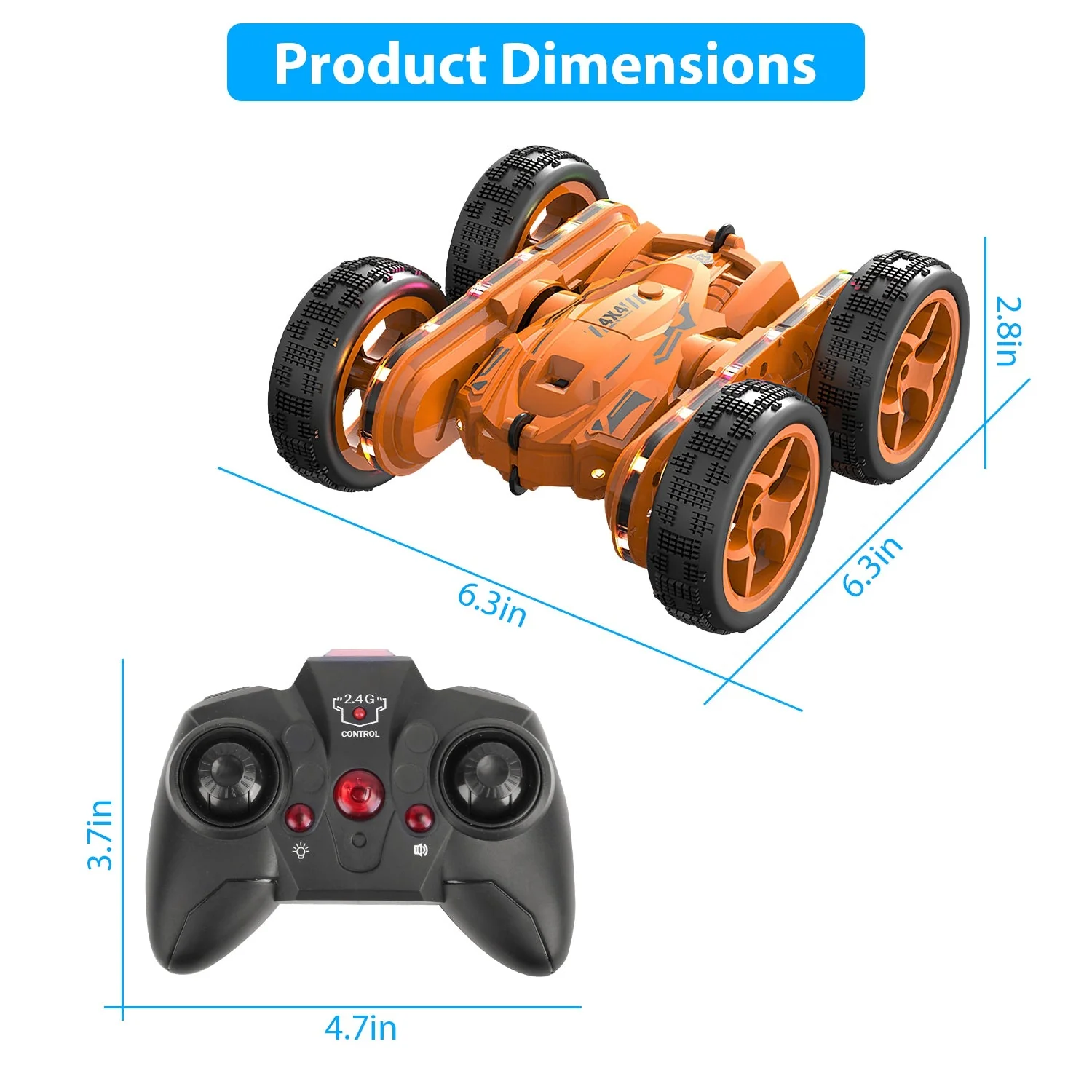 GBruno Kid Driving RC Stunt Car - Image 6