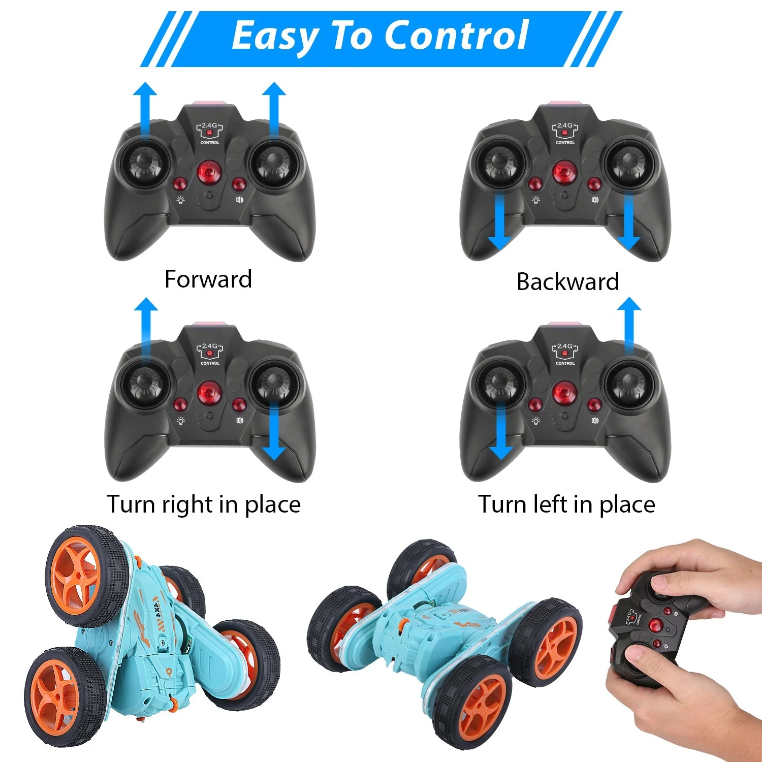 GBruno Kid Driving RC Stunt Car - Image 3