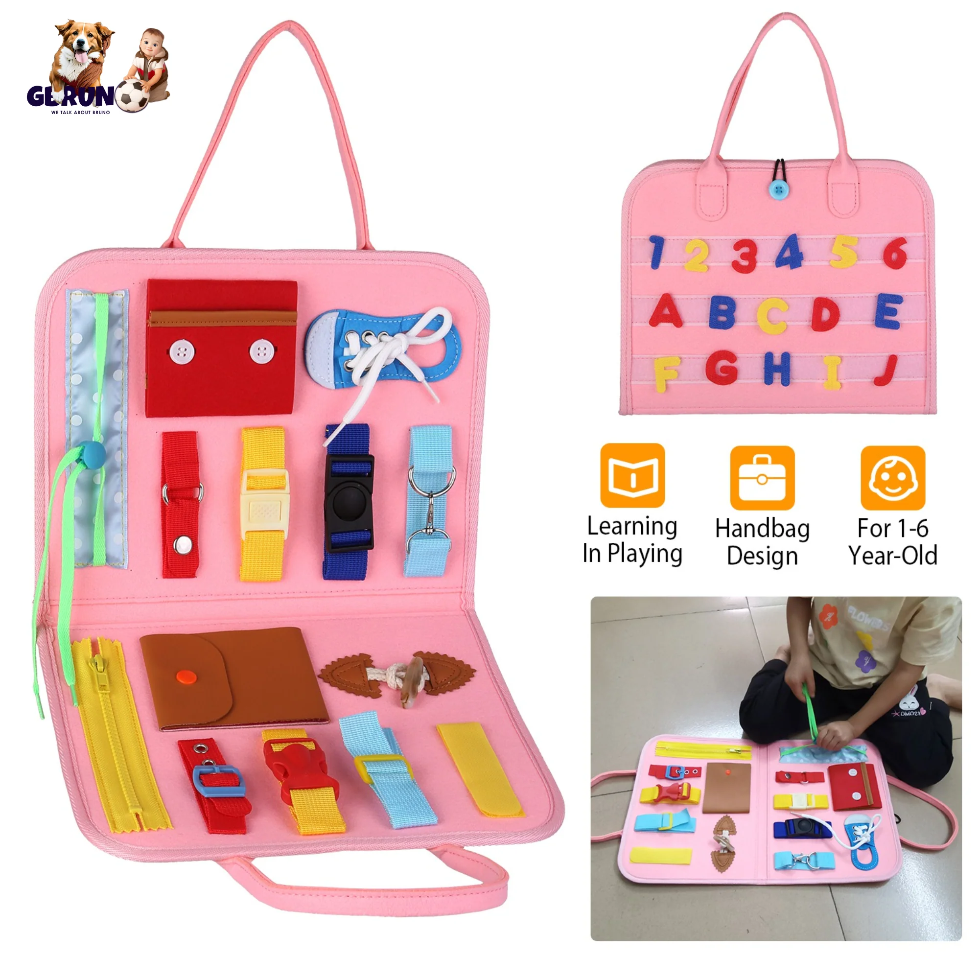 GBruno Kids Busy Board - Image 2