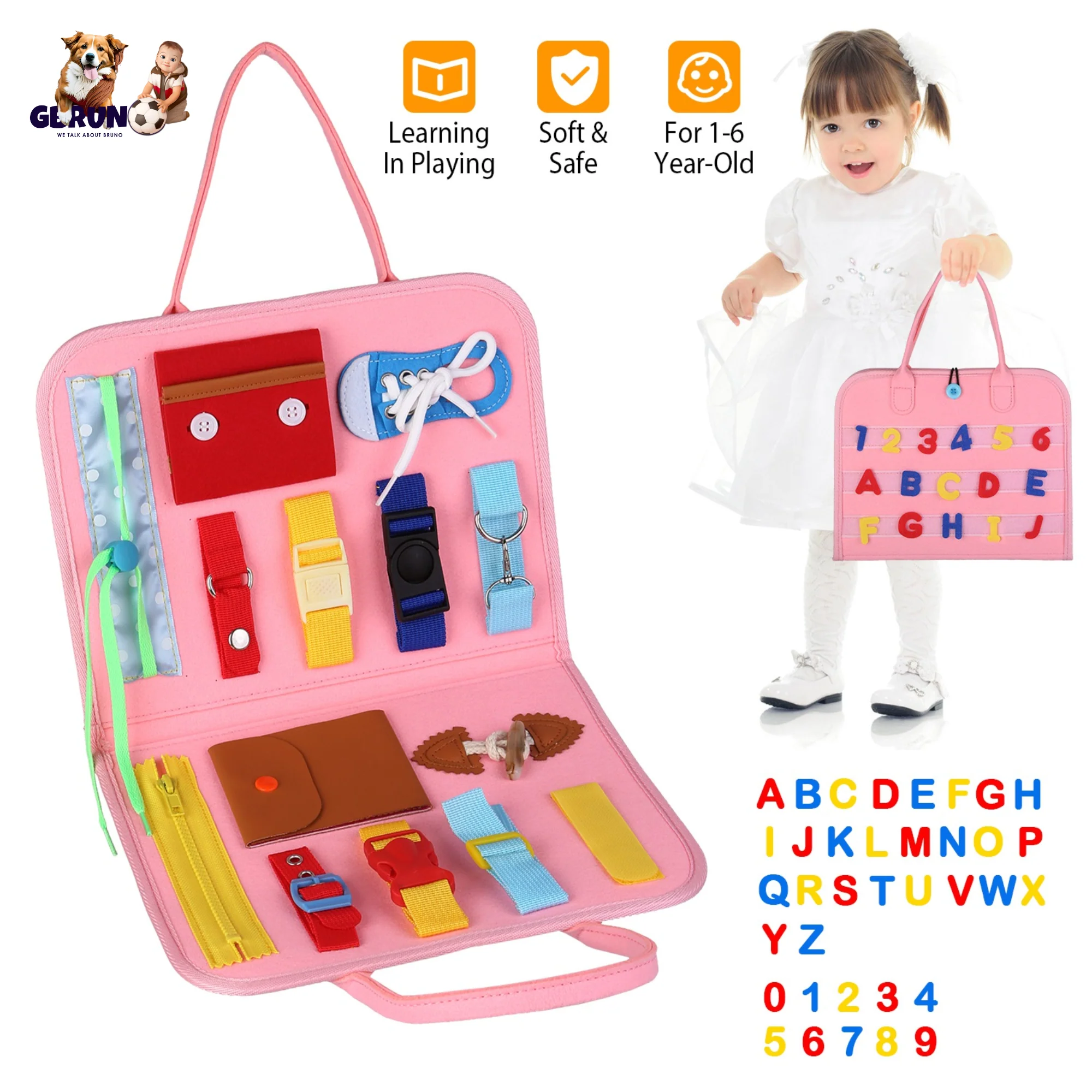 GBruno Kids Busy Board - Image 3