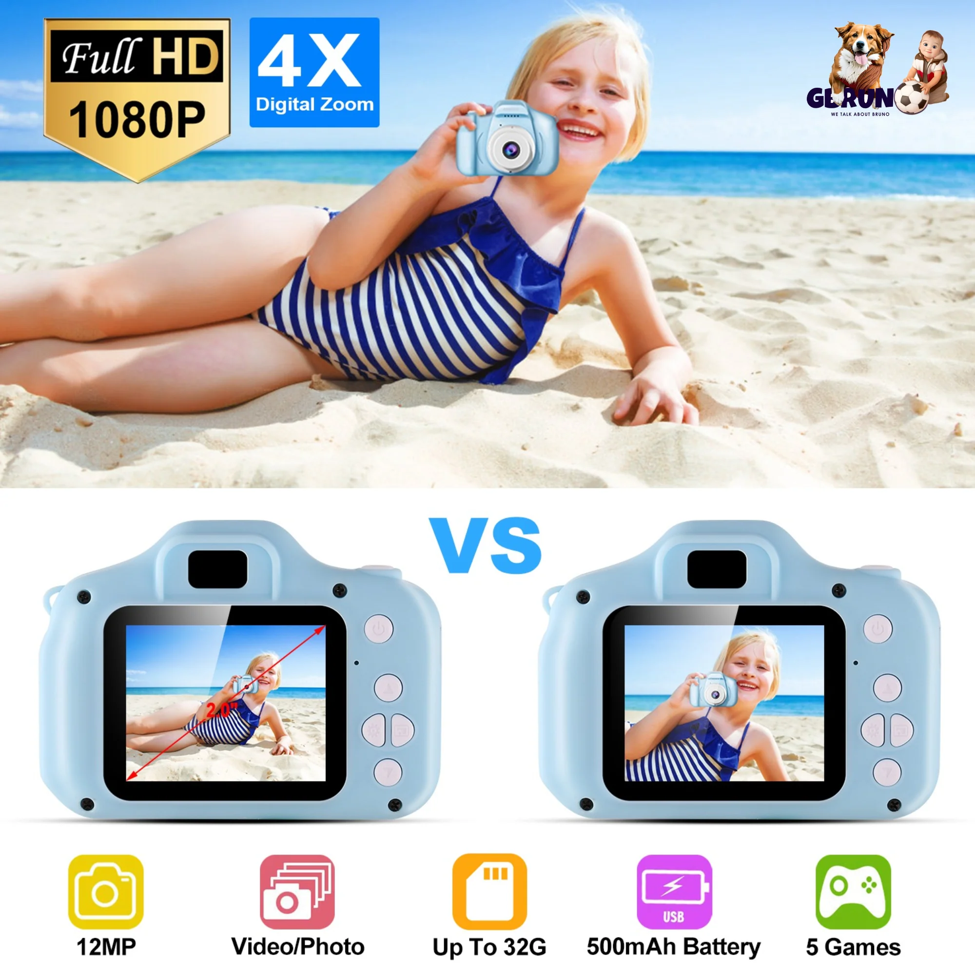 GBruno Kids Digital Camera - Image 2
