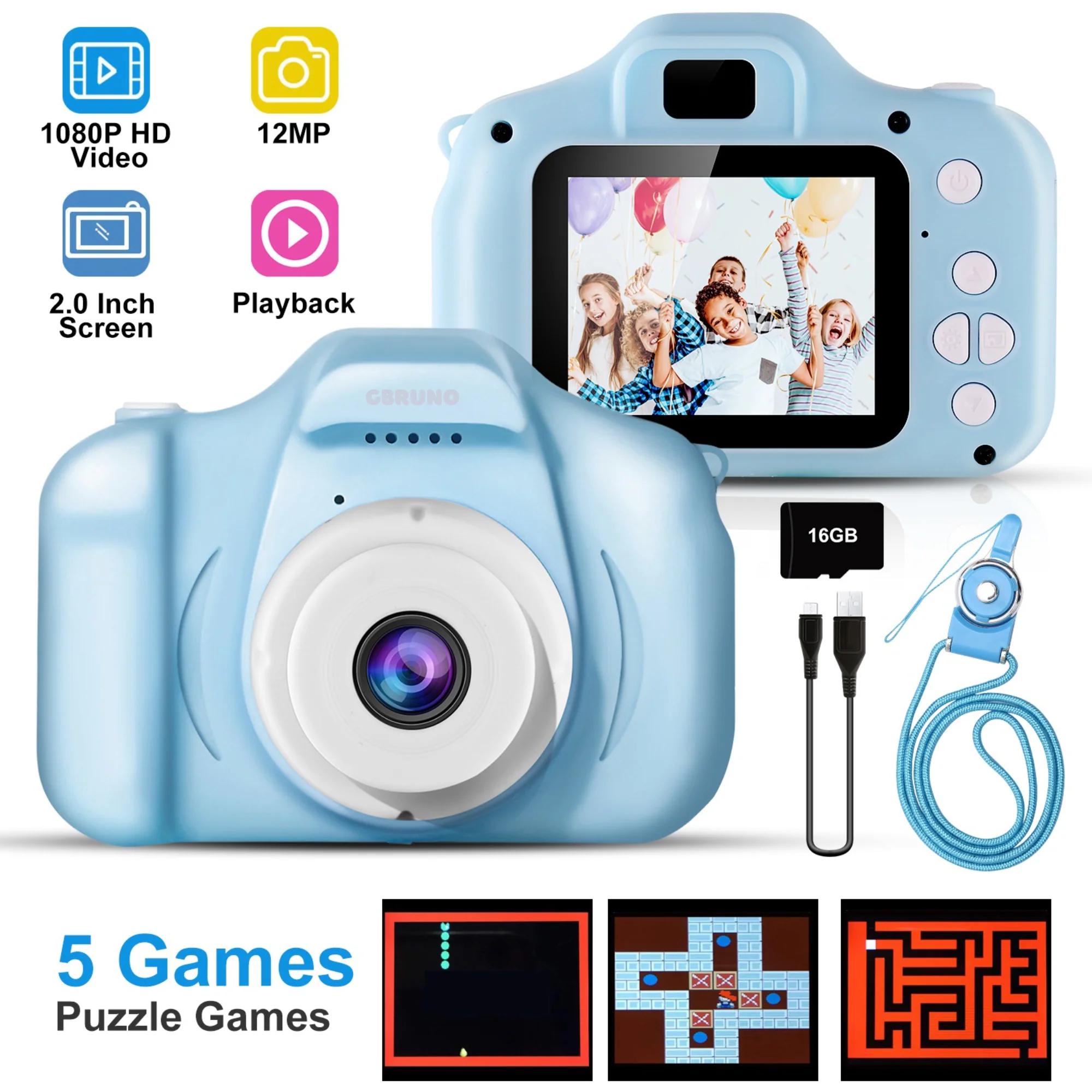 GBruno Kids Digital Camera - Image 3