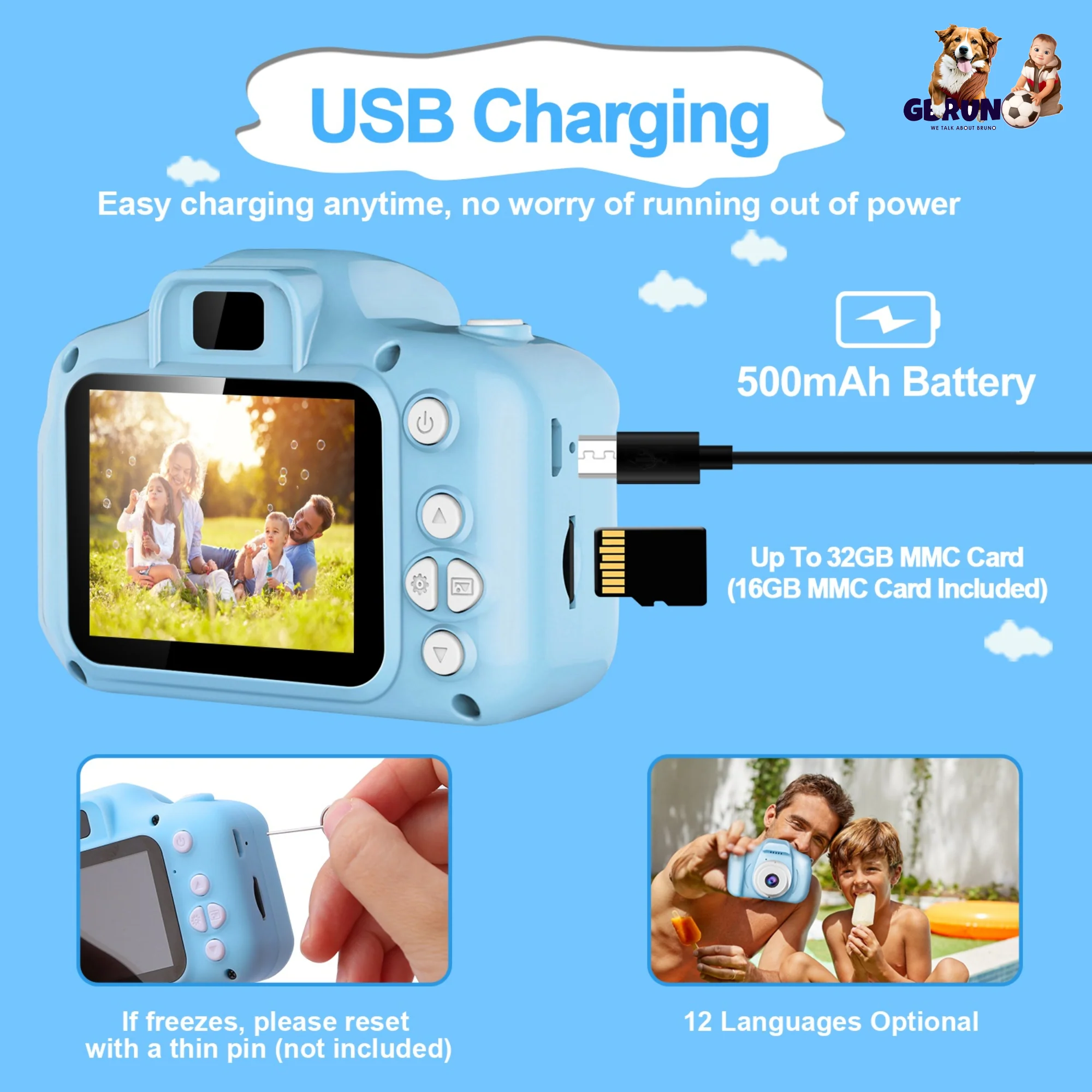 GBruno Kids Digital Camera - Image 6