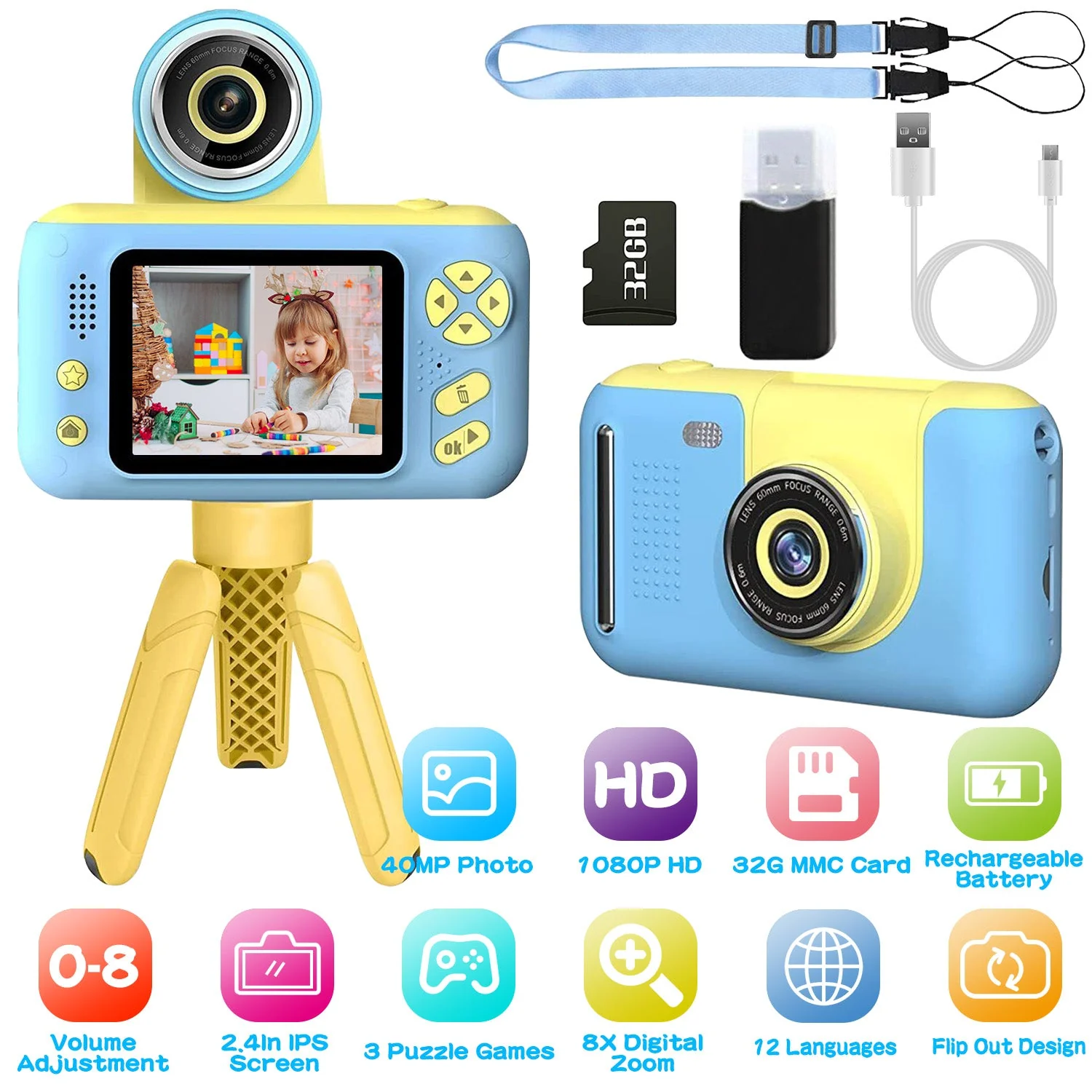 GBruno Kids Digital Camera with Flip Lens - Image 2
