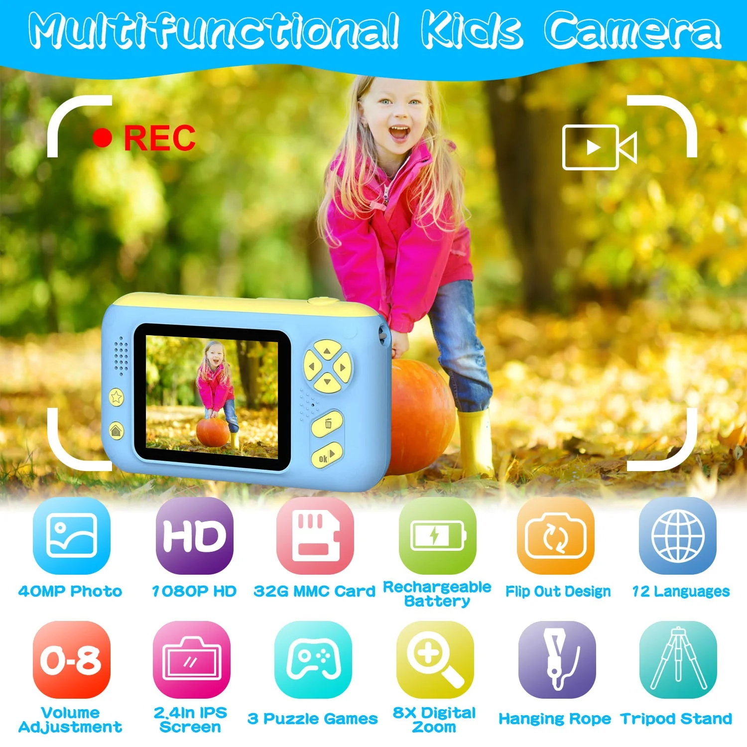 GBruno Kids Digital Camera with Flip Lens - Image 4