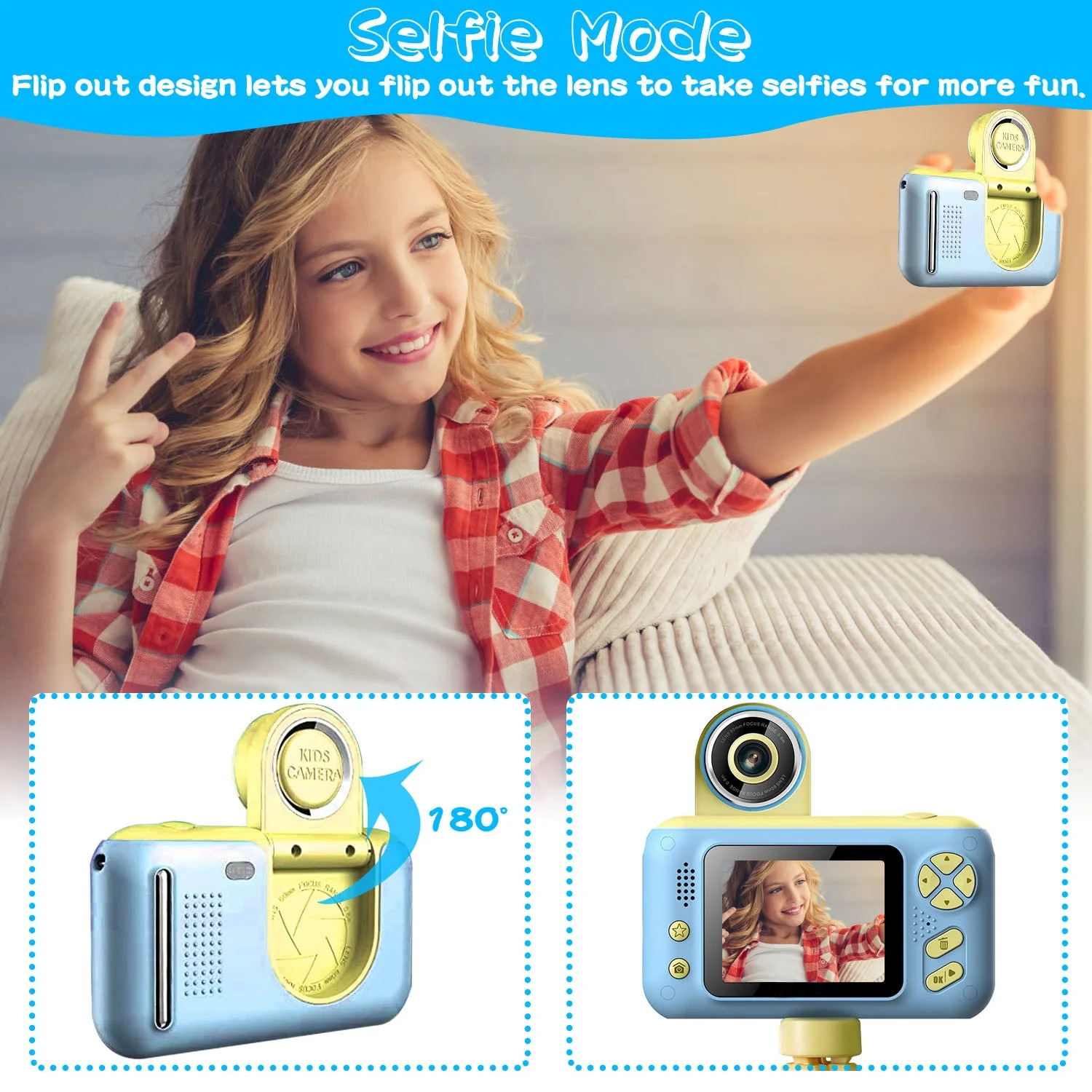 GBruno Kids Digital Camera with Flip Lens - Image 6