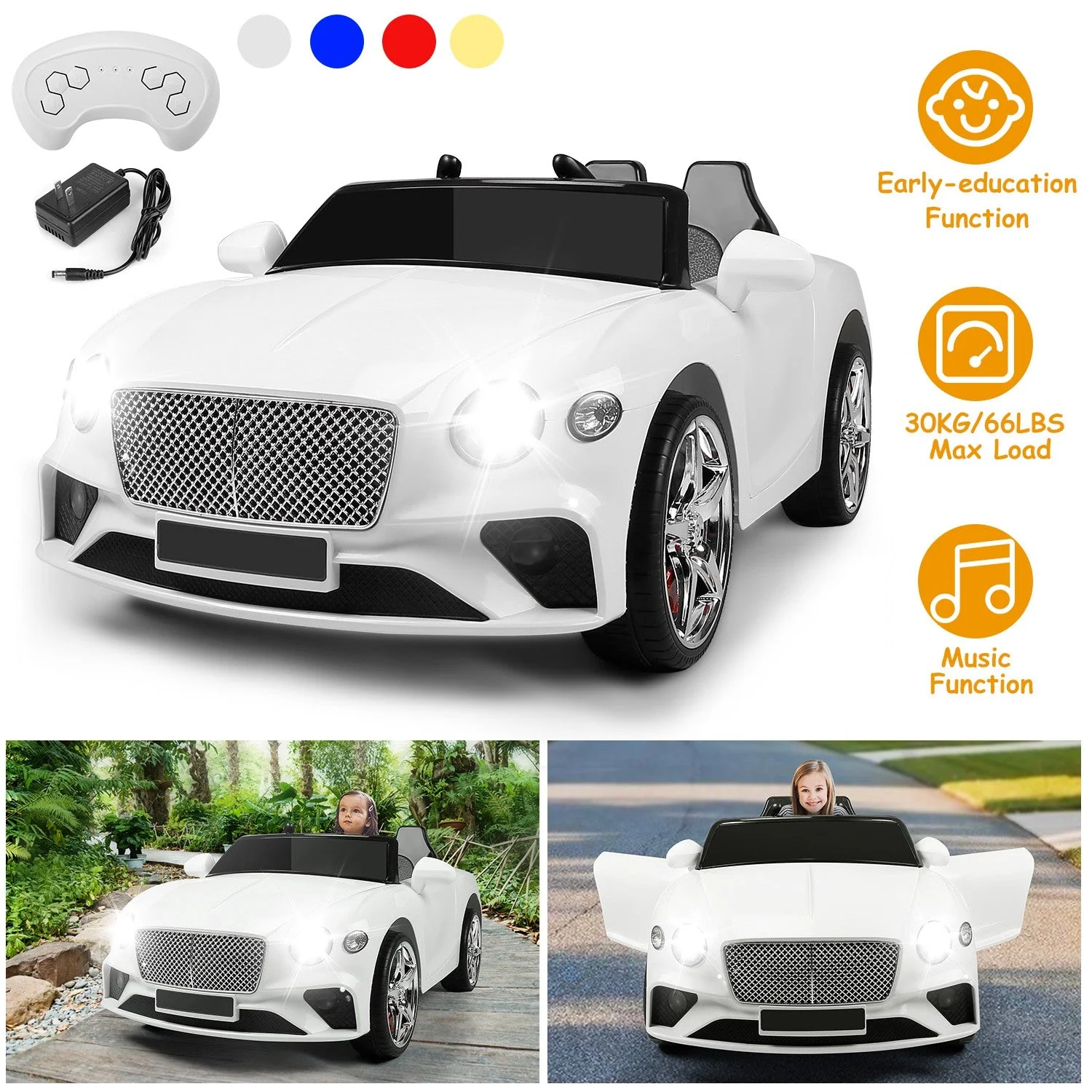 GBruno Kids Electric Ride On Car - Image 4