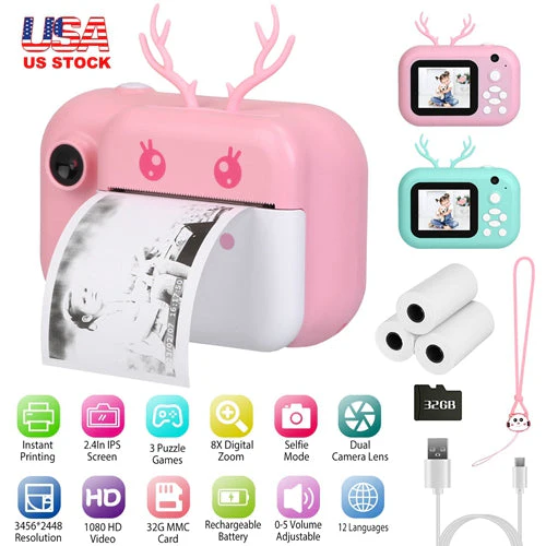 GBruno Kids Instant Print Camera HD Video - Image 2