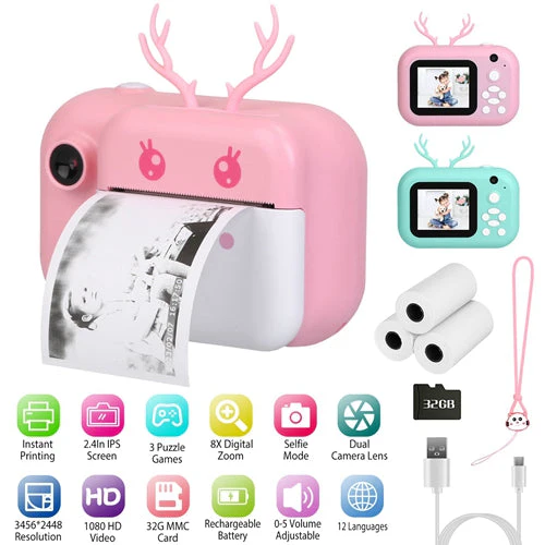 GBruno Kids Instant Print Camera HD Video - Image 3