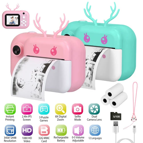 GBruno Kids Instant Print Camera HD Video - Image 4