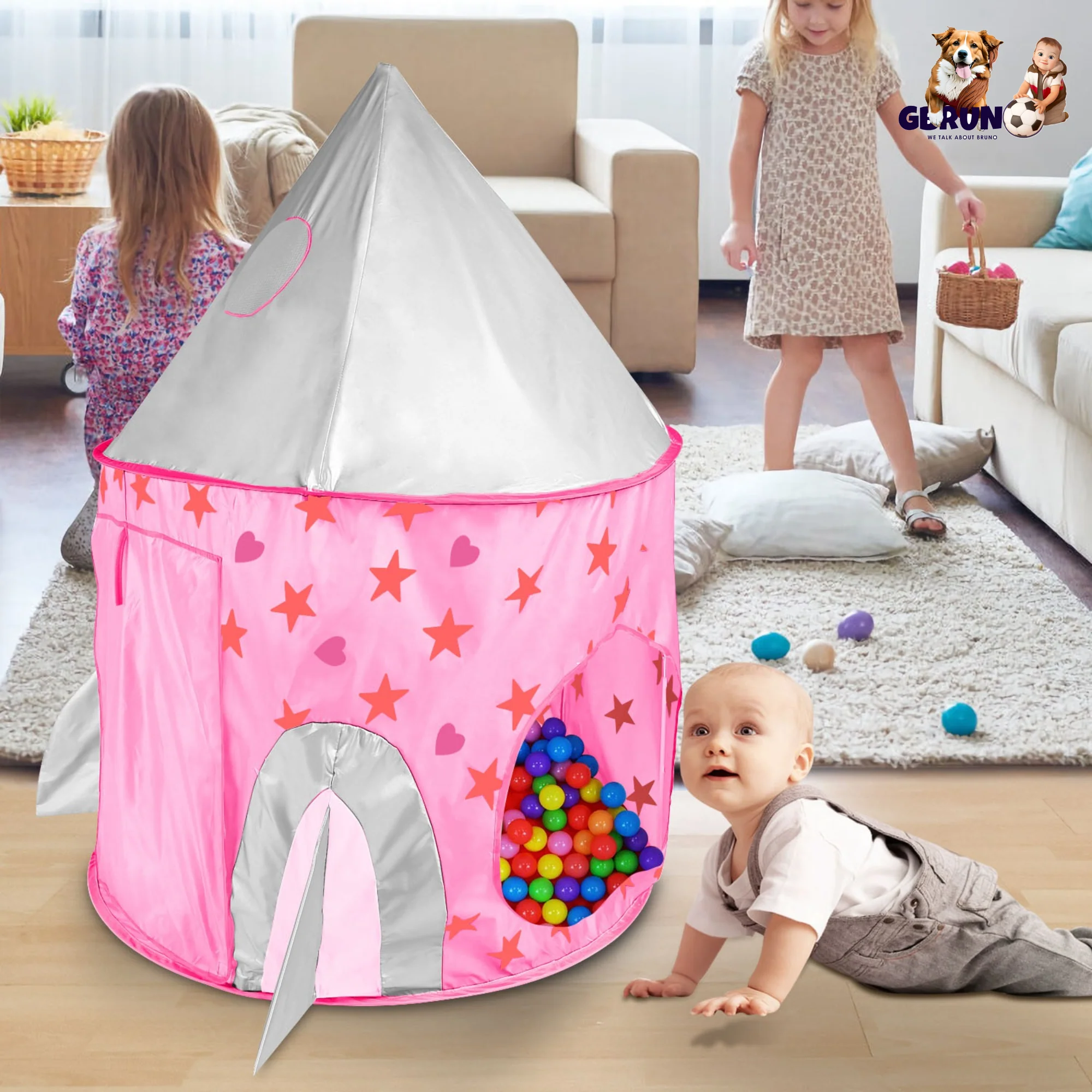 GBruno Kids Play Tent - Image 6