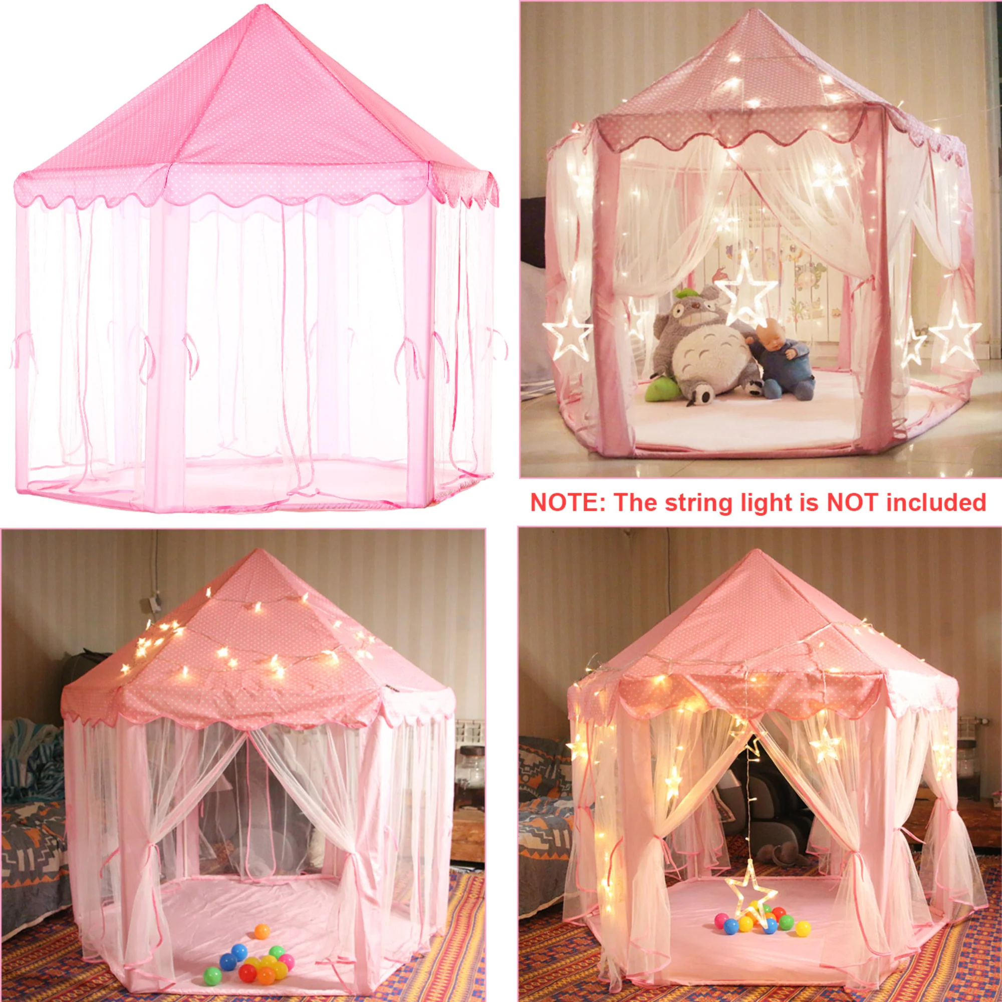 GBruno Kids Play Tents Princess for Girls - Image 4