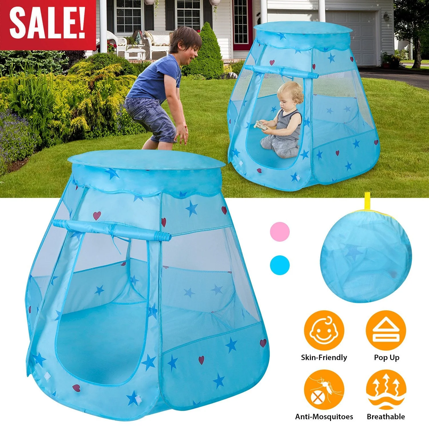 GBruno Kids Pop Up Game Tent - Image 4