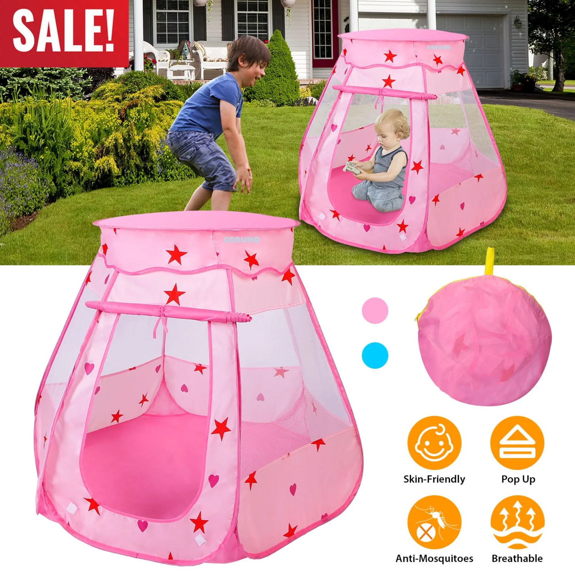 GBruno Kids Pop Up Game Tent - Image 3