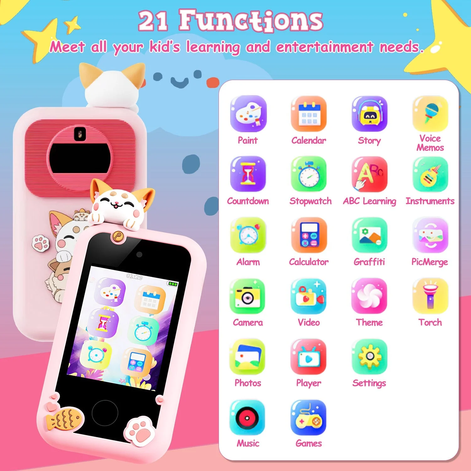 GBruno Kids Smart Toy Phone - Image 2