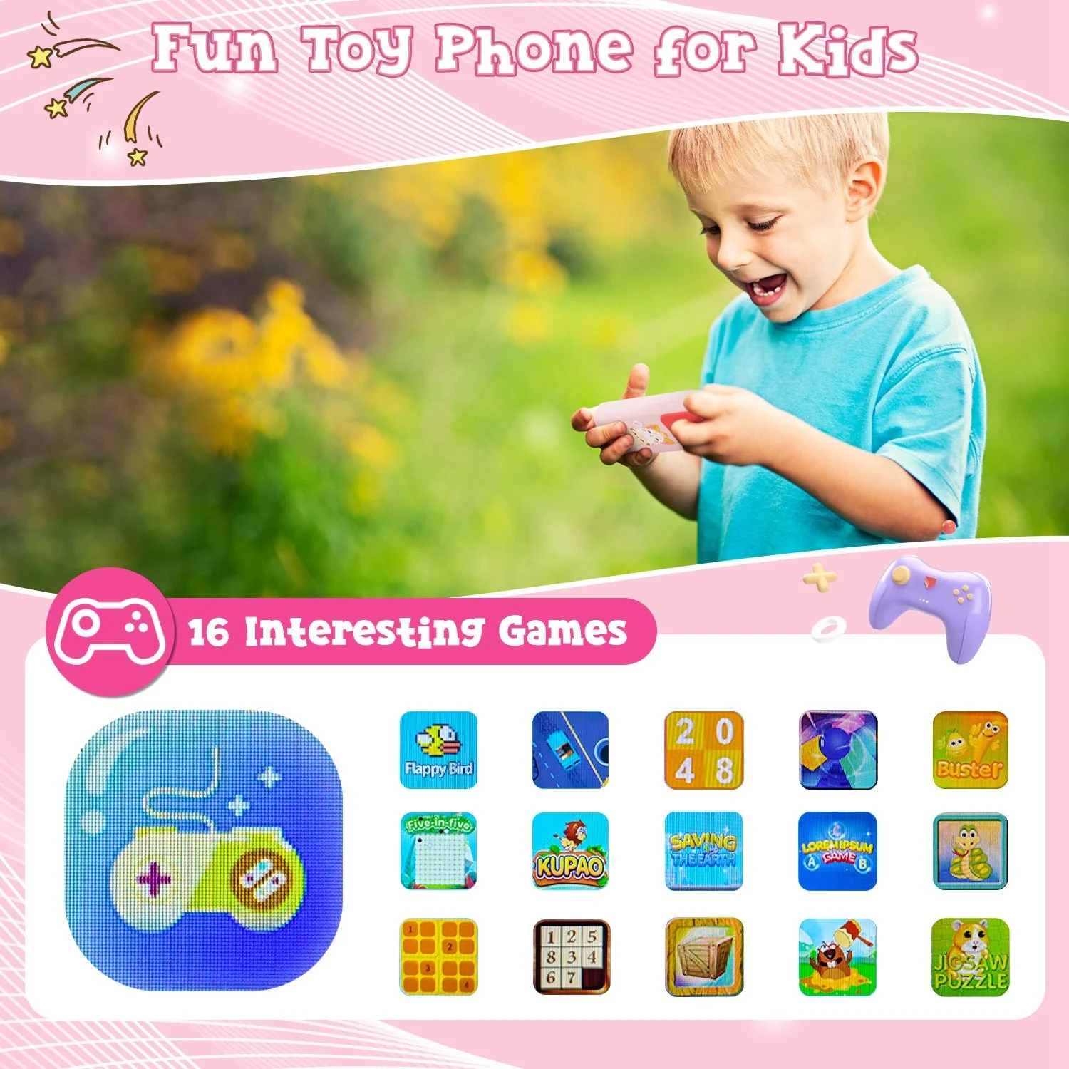 GBruno Kids Smart Toy Phone - Image 7
