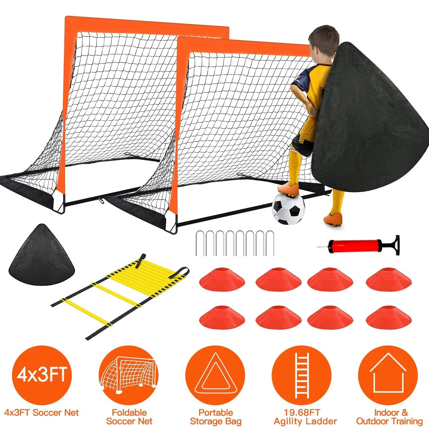 GBruno Kids Soccer Goal - Image 3