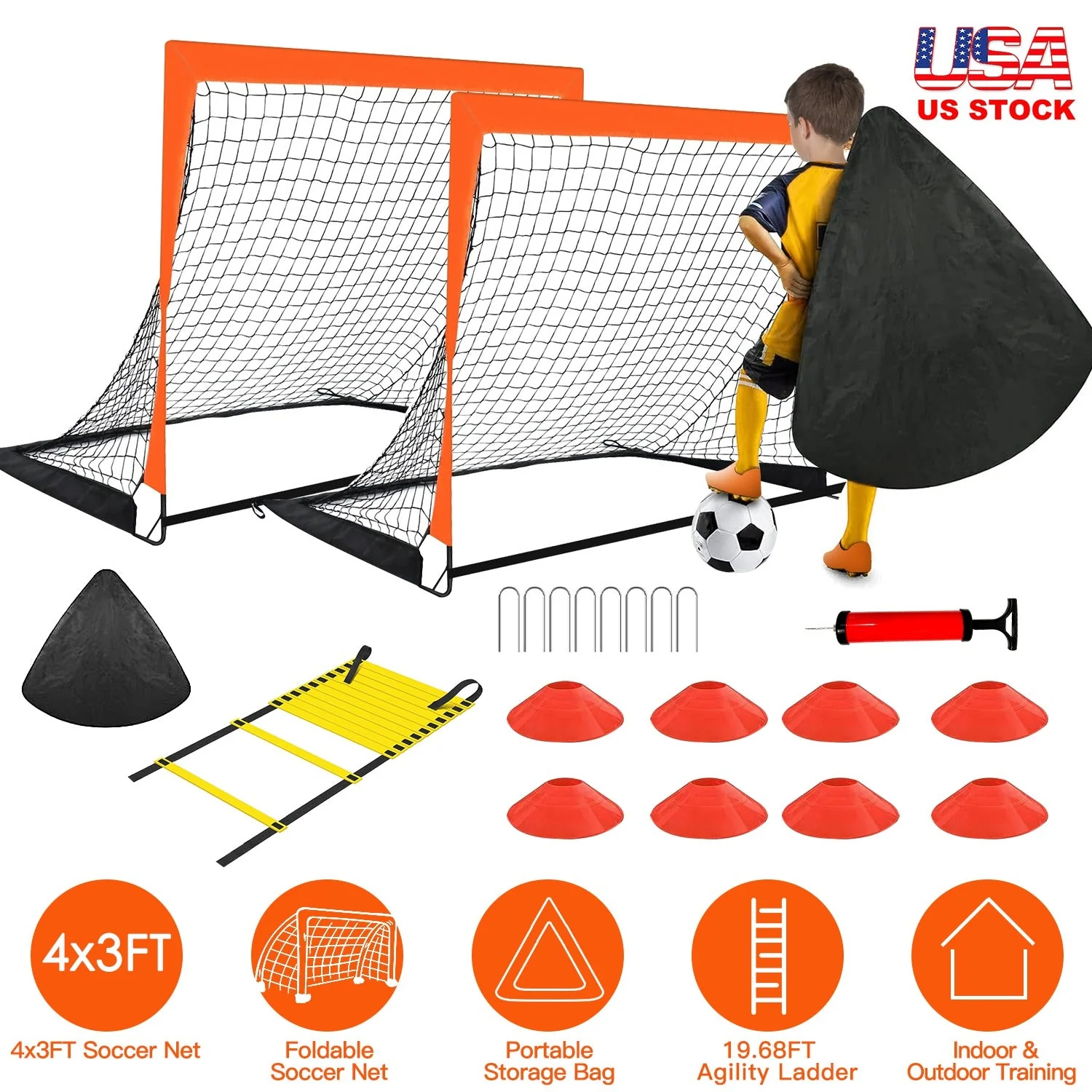 GBruno Kids Soccer Goal - Image 5