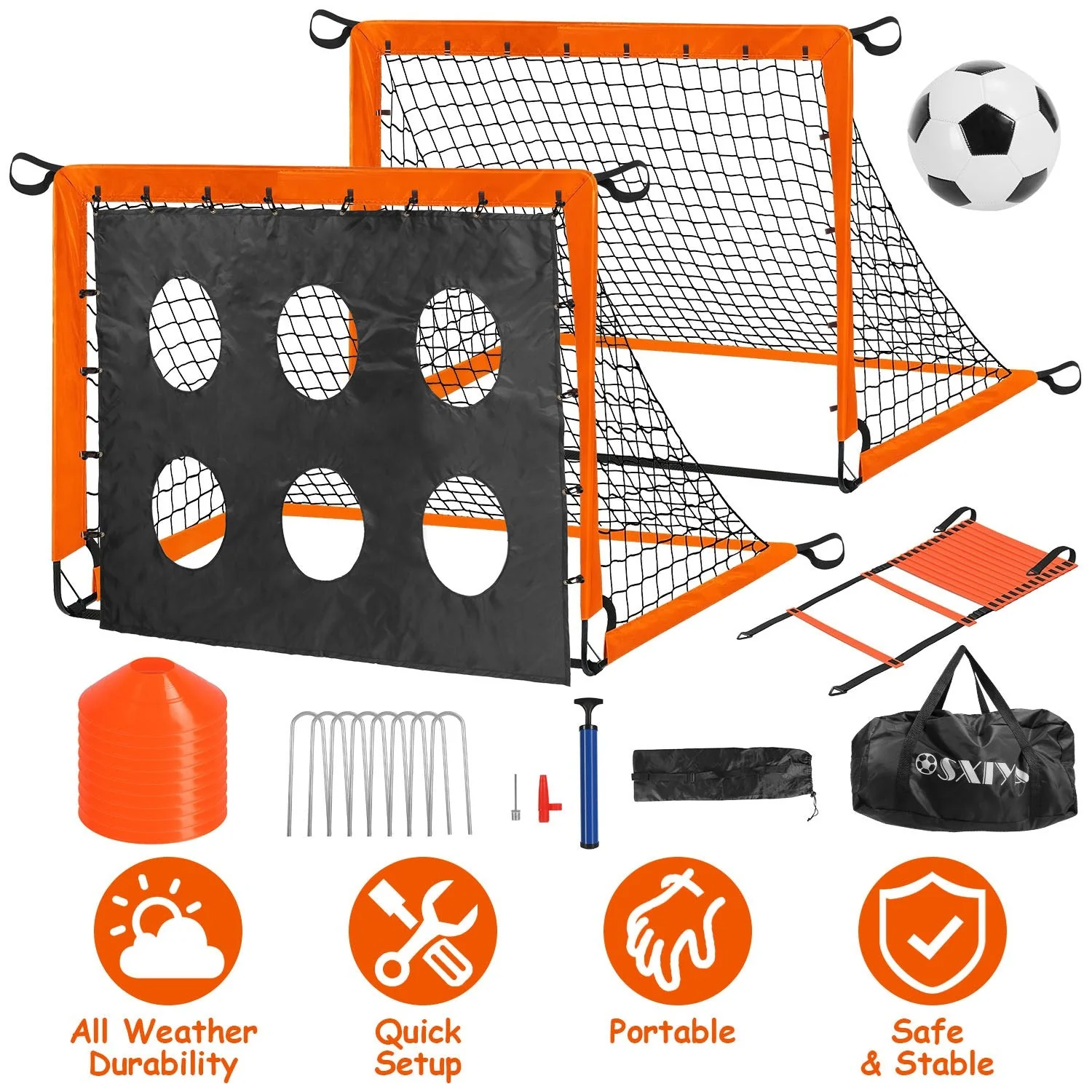 GBruno Kids Soccer Goal Set with Accessories - Image 2