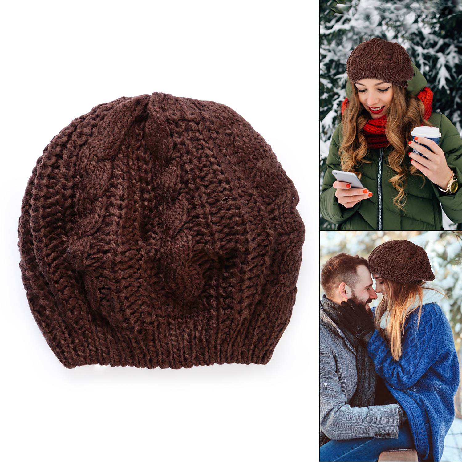 GBruno Knit Beret Hat - Image 2