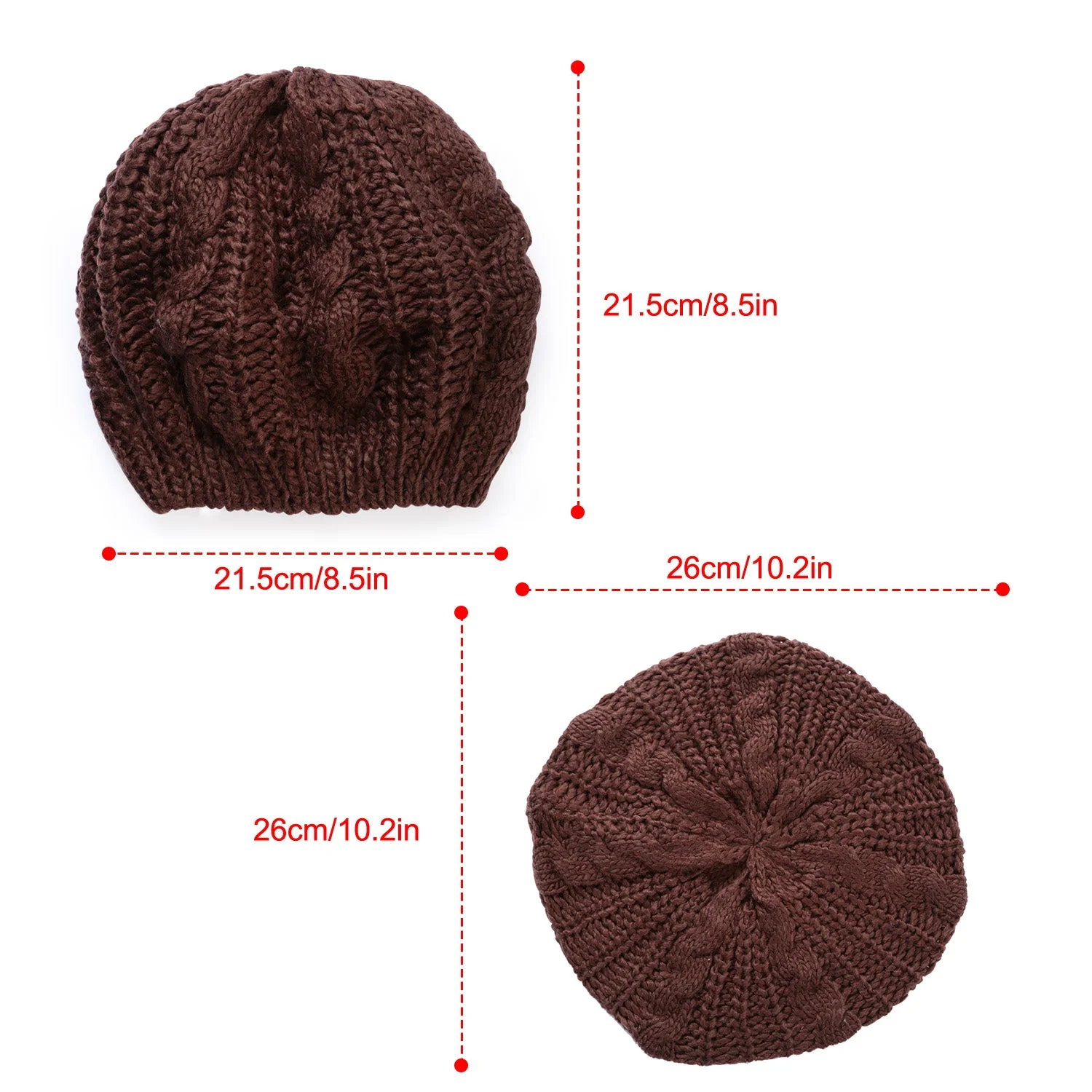 GBruno Knit Beret Hat - Image 6