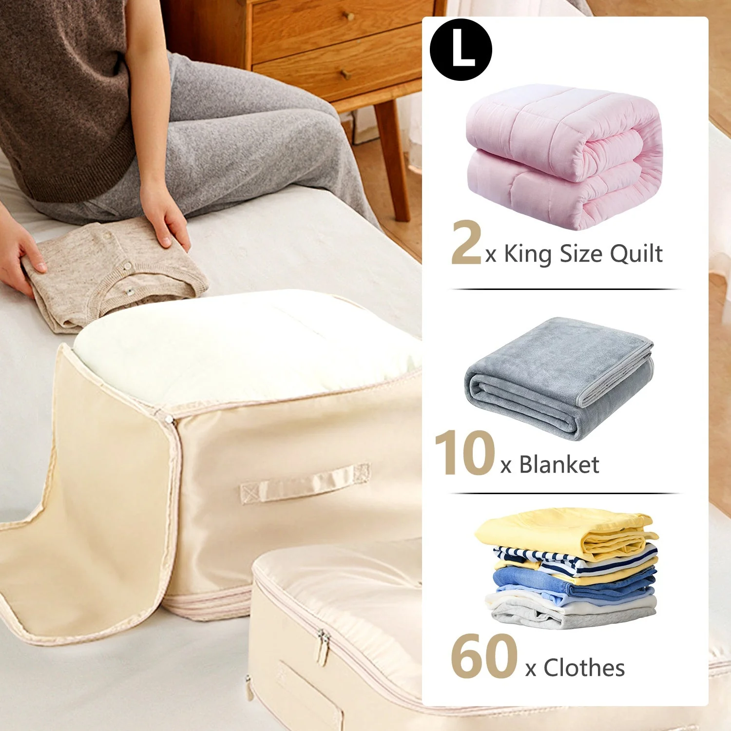 GBruno Large Foldable Storage Bag - Image 4