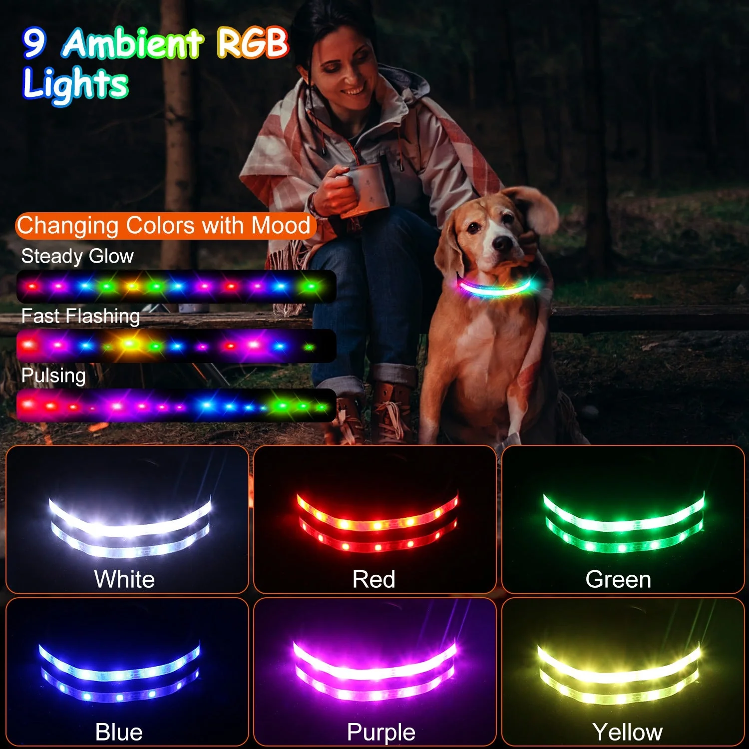 GBruno Light Up Dog Collar - Image 4