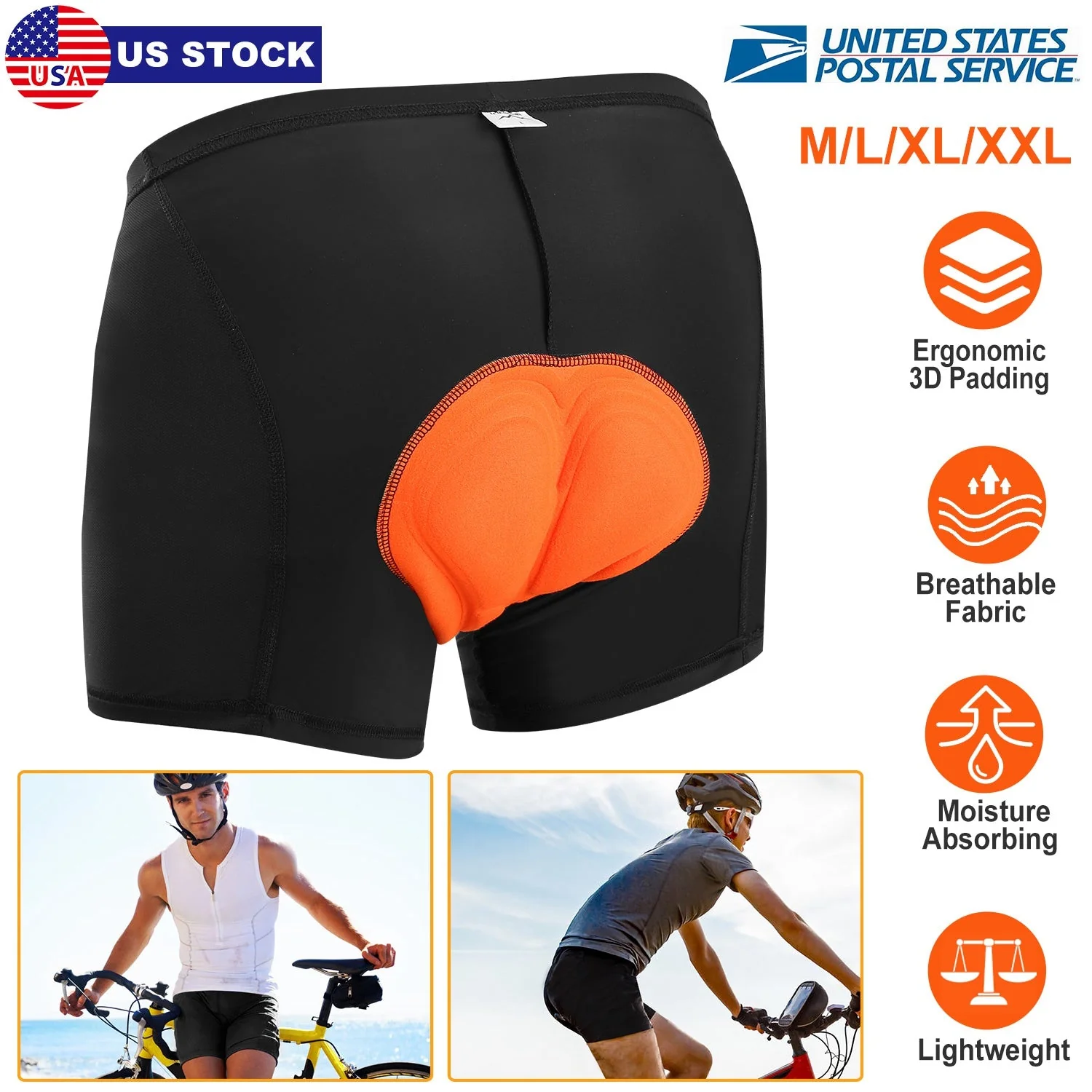 GBruno Men's Cycling Underwear Shorts - Image 5