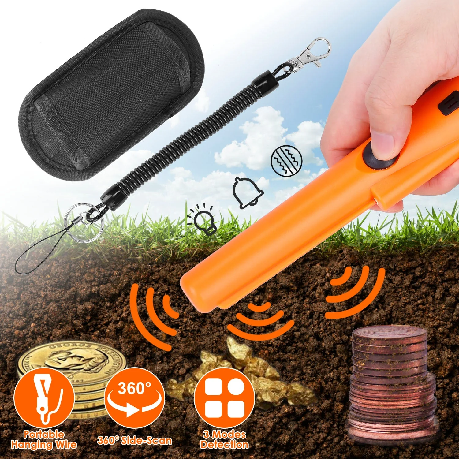 GBruno Metal Detector Pinpointer - Image 3
