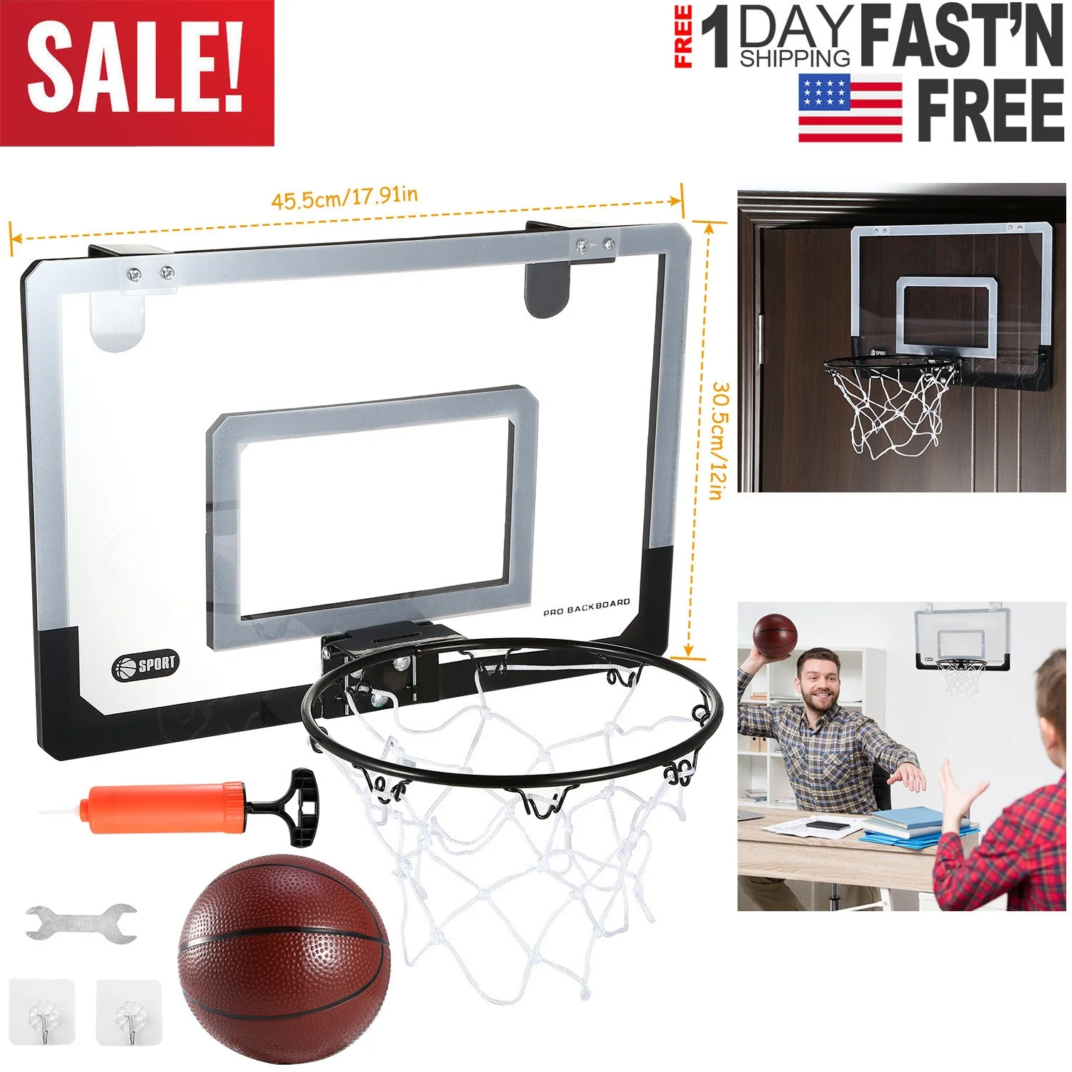 GBruno Mini Basketball Hoop - Image 4