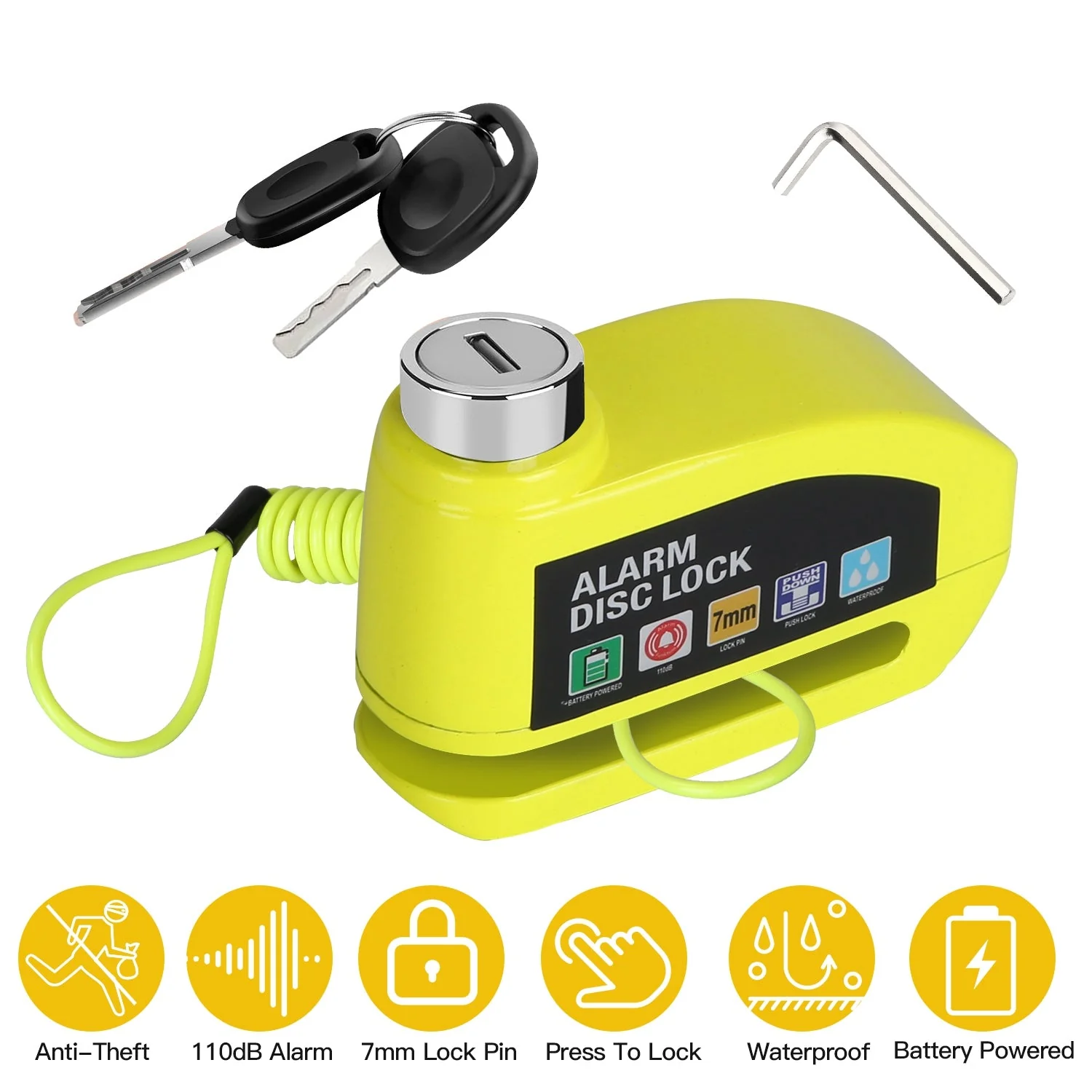 GBruno Motorcycle Disc Lock Alarm - Image 3