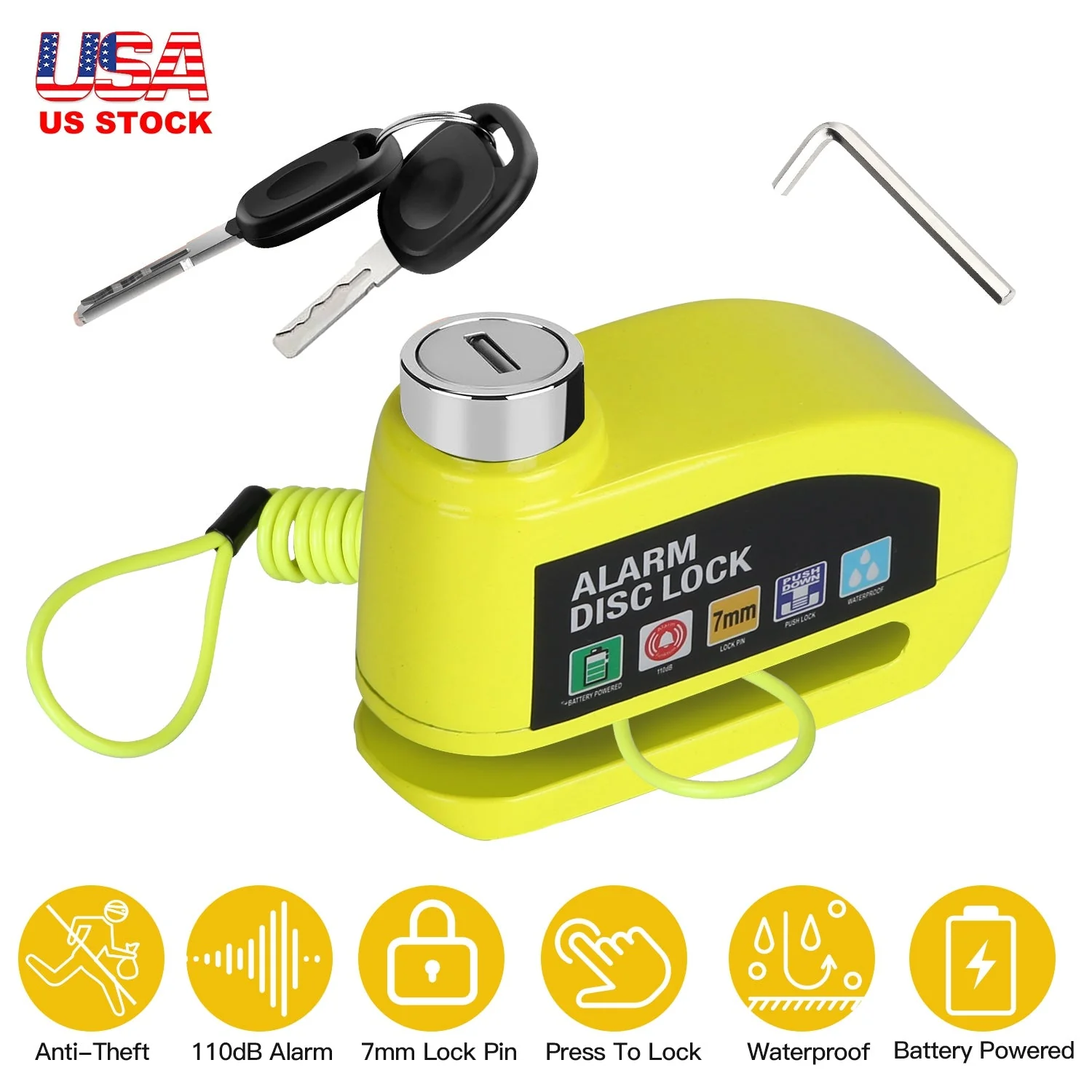GBruno Motorcycle Disc Lock Alarm - Image 5