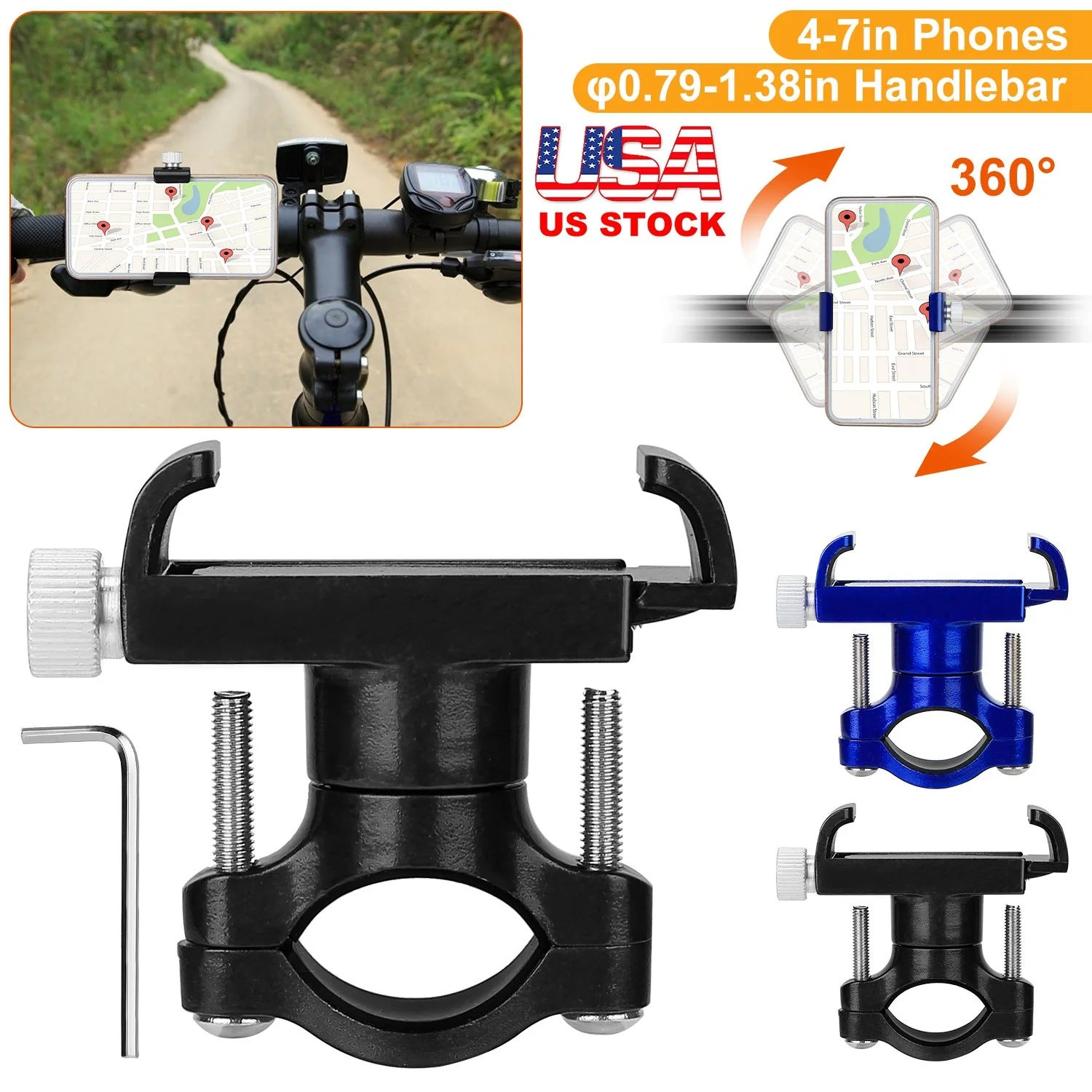 GBruno MTB Bike Handlebar Phone Holder - Image 3