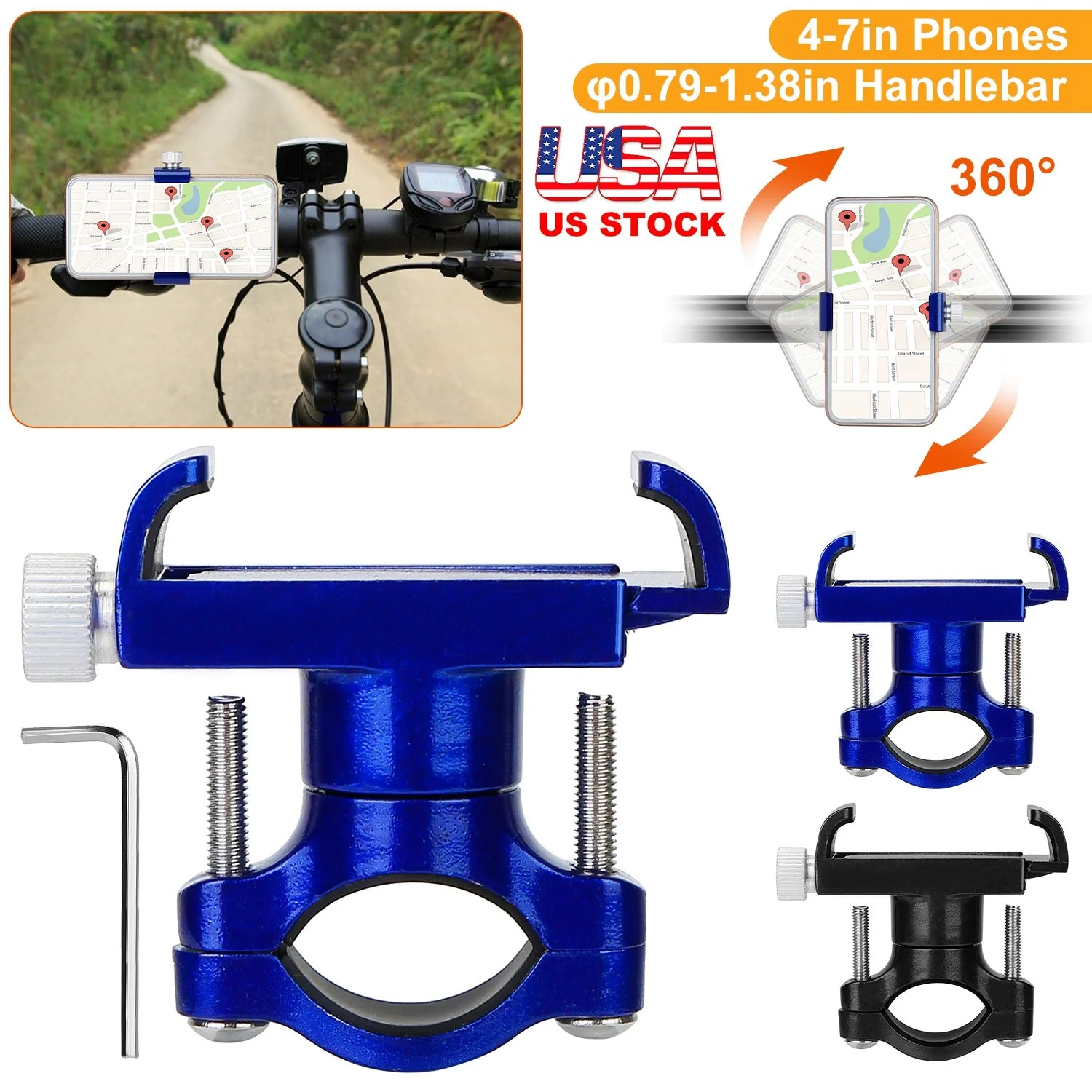 GBruno MTB Bike Handlebar Phone Holder - Image 3