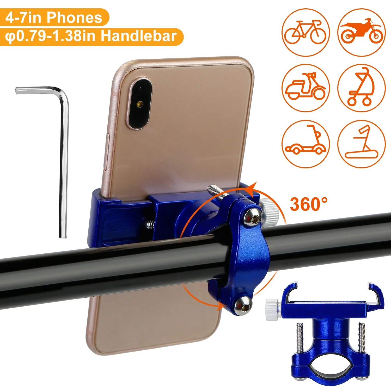 GBruno MTB Bike Handlebar Phone Holder - Image 4