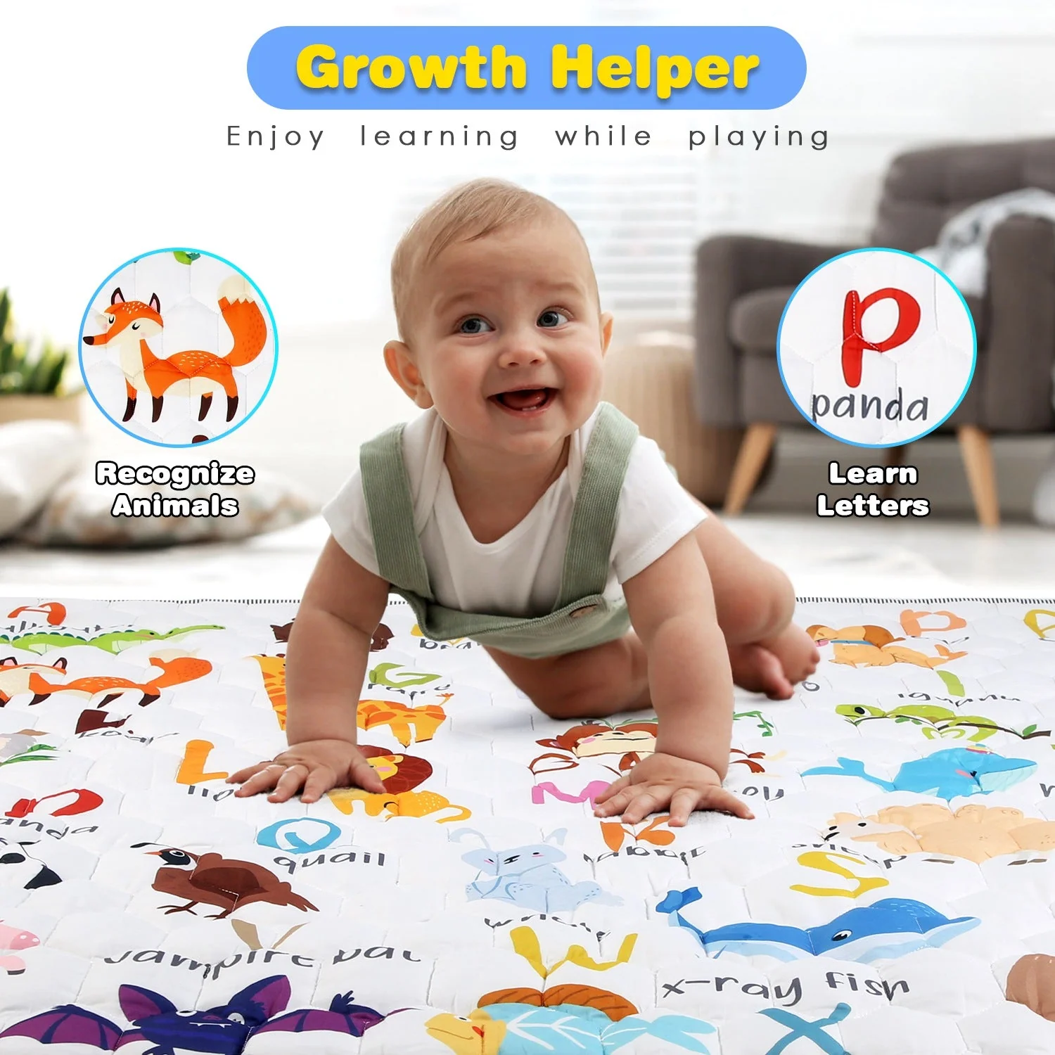 GBruno Non-Slip Baby Play Mat - Image 3