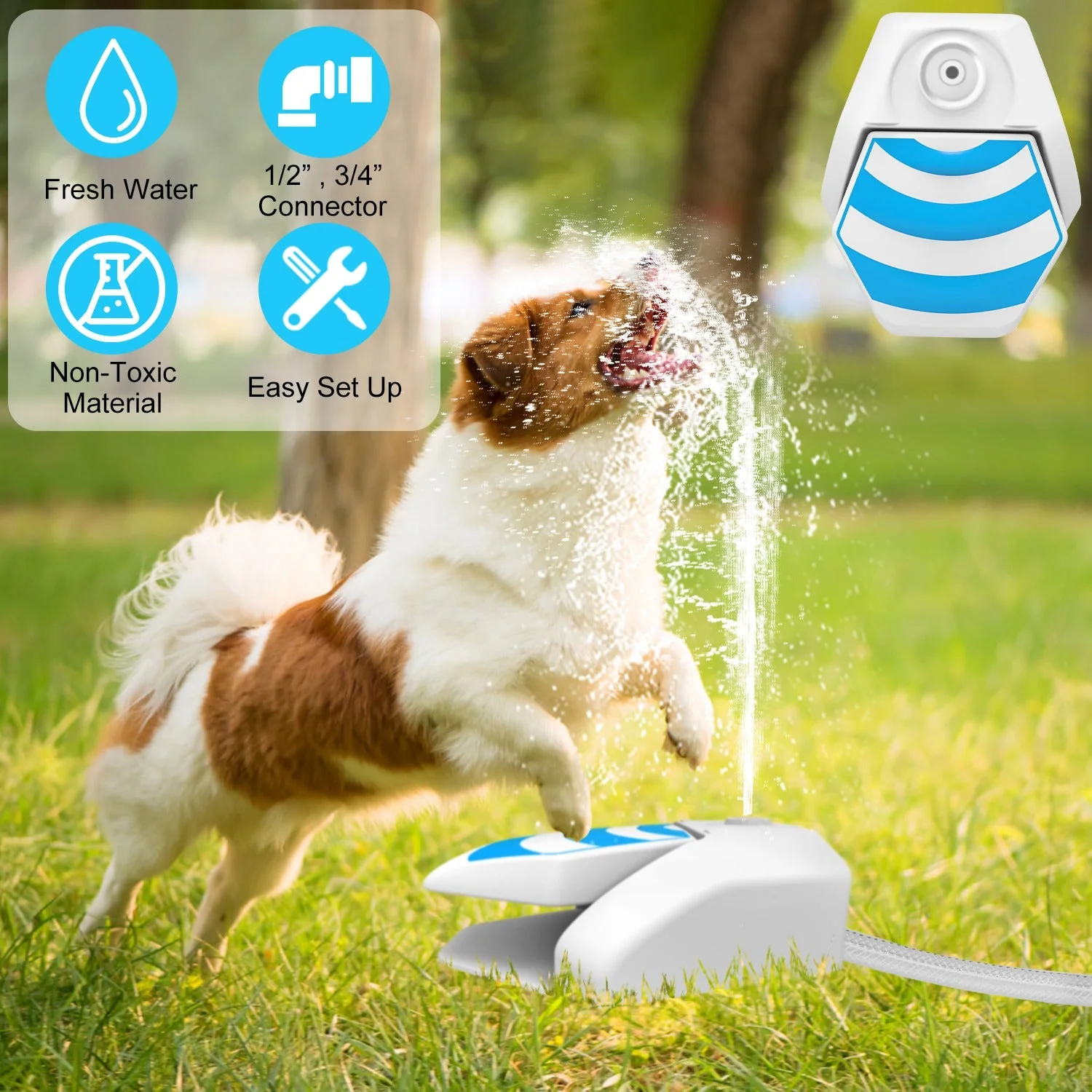 GBruno Outdoor Dog Water Fountain - Image 2
