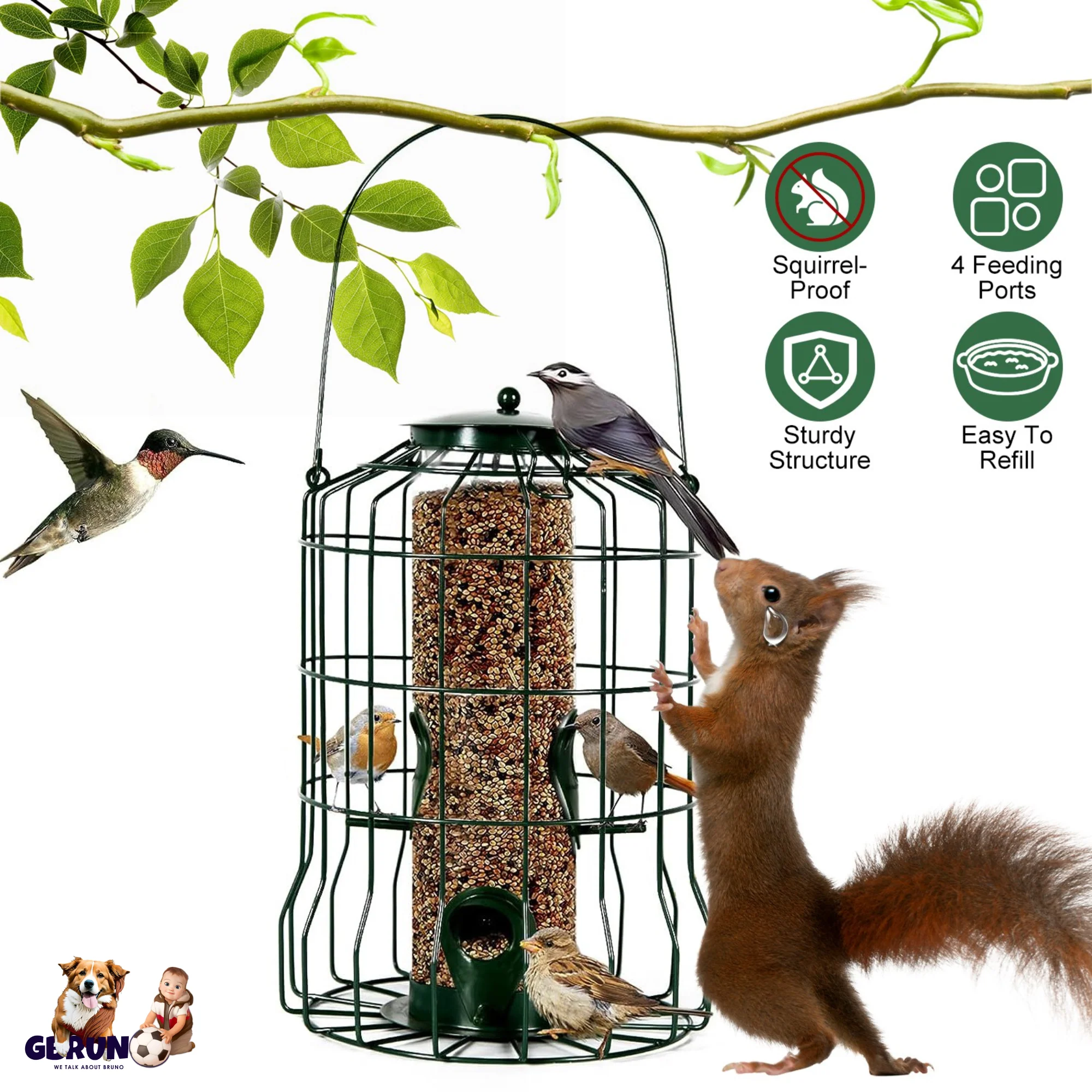 GBruno Outdoor Wild Bird Feeder - Image 2